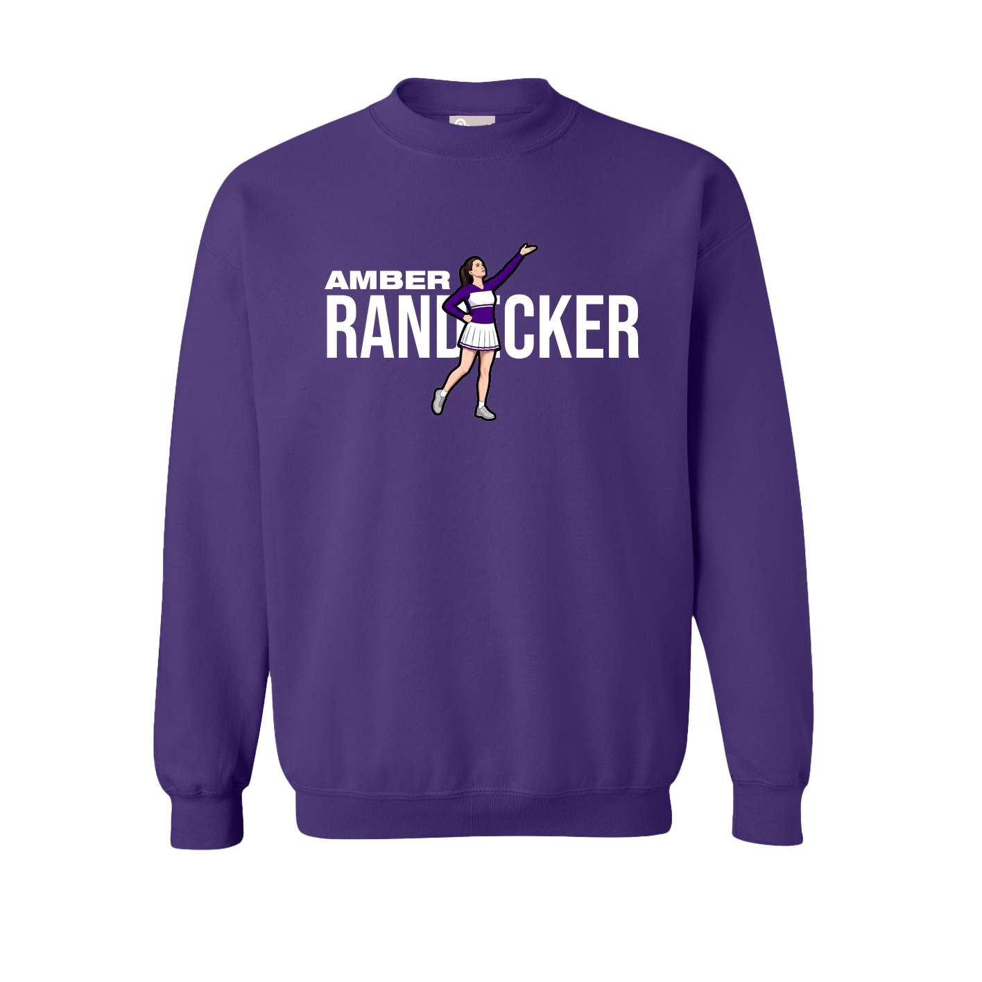 Fleece Crew — Player Name in Purple