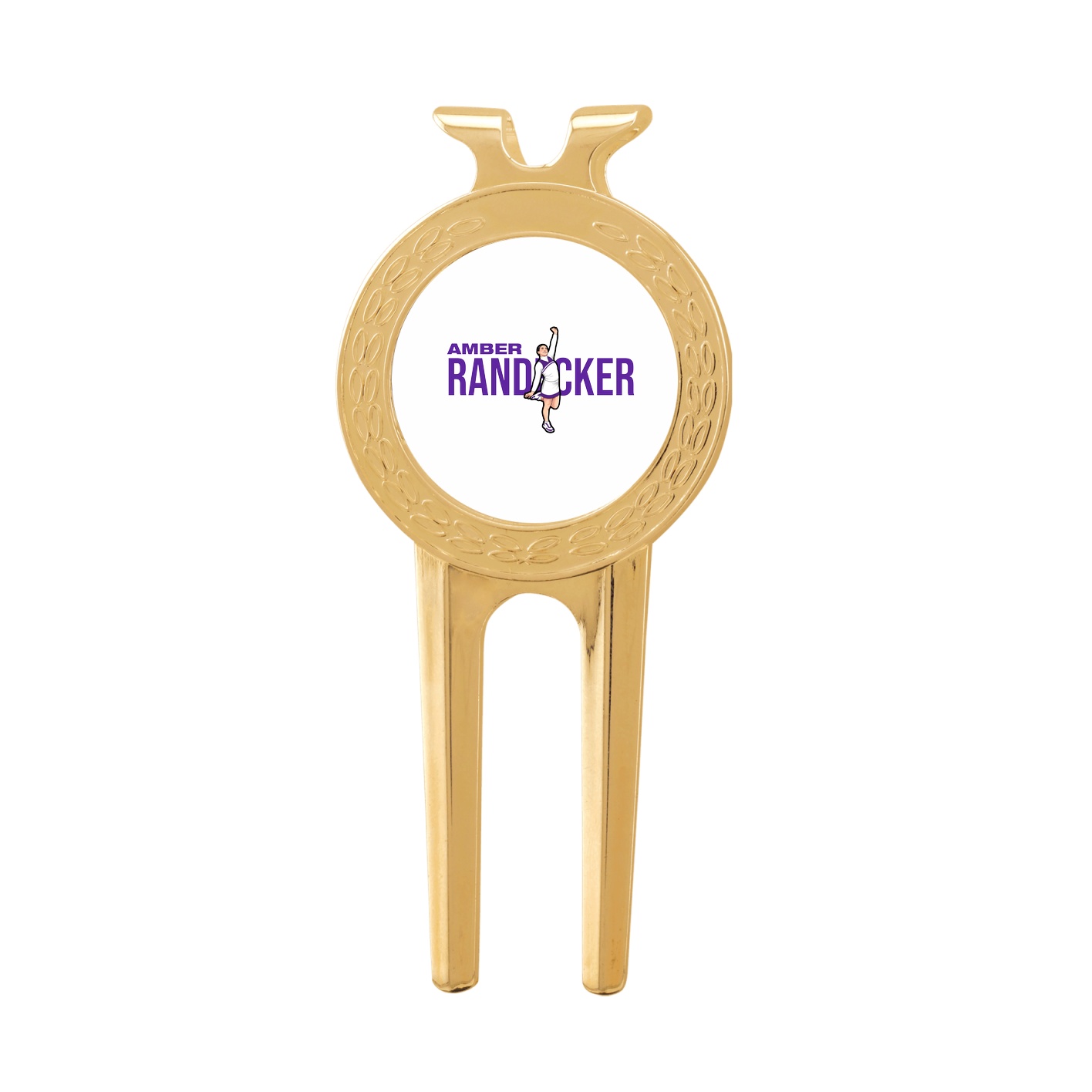 Divot Tool with Ball Marker — Player Name in Classic