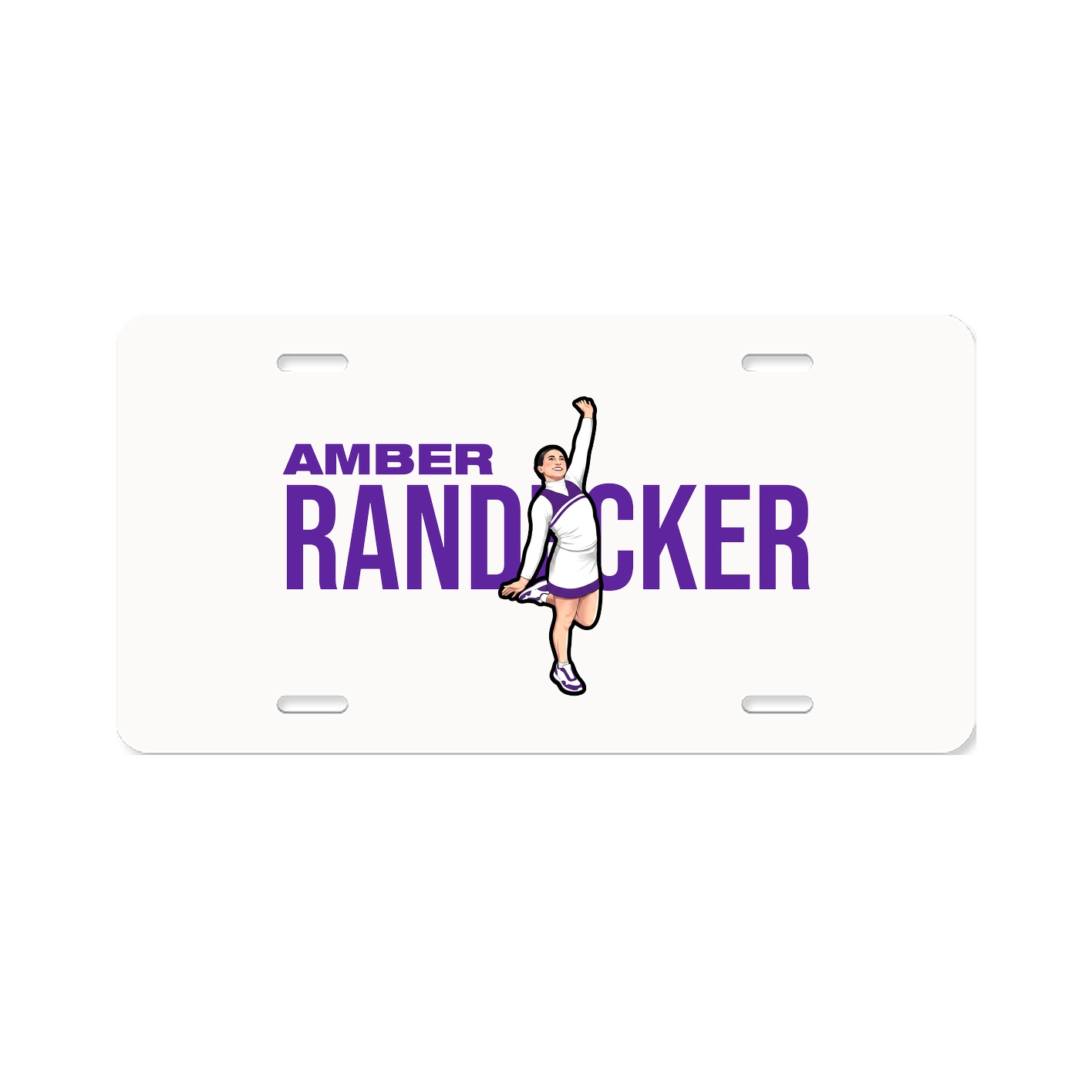 License Plate — Player Name in Classic