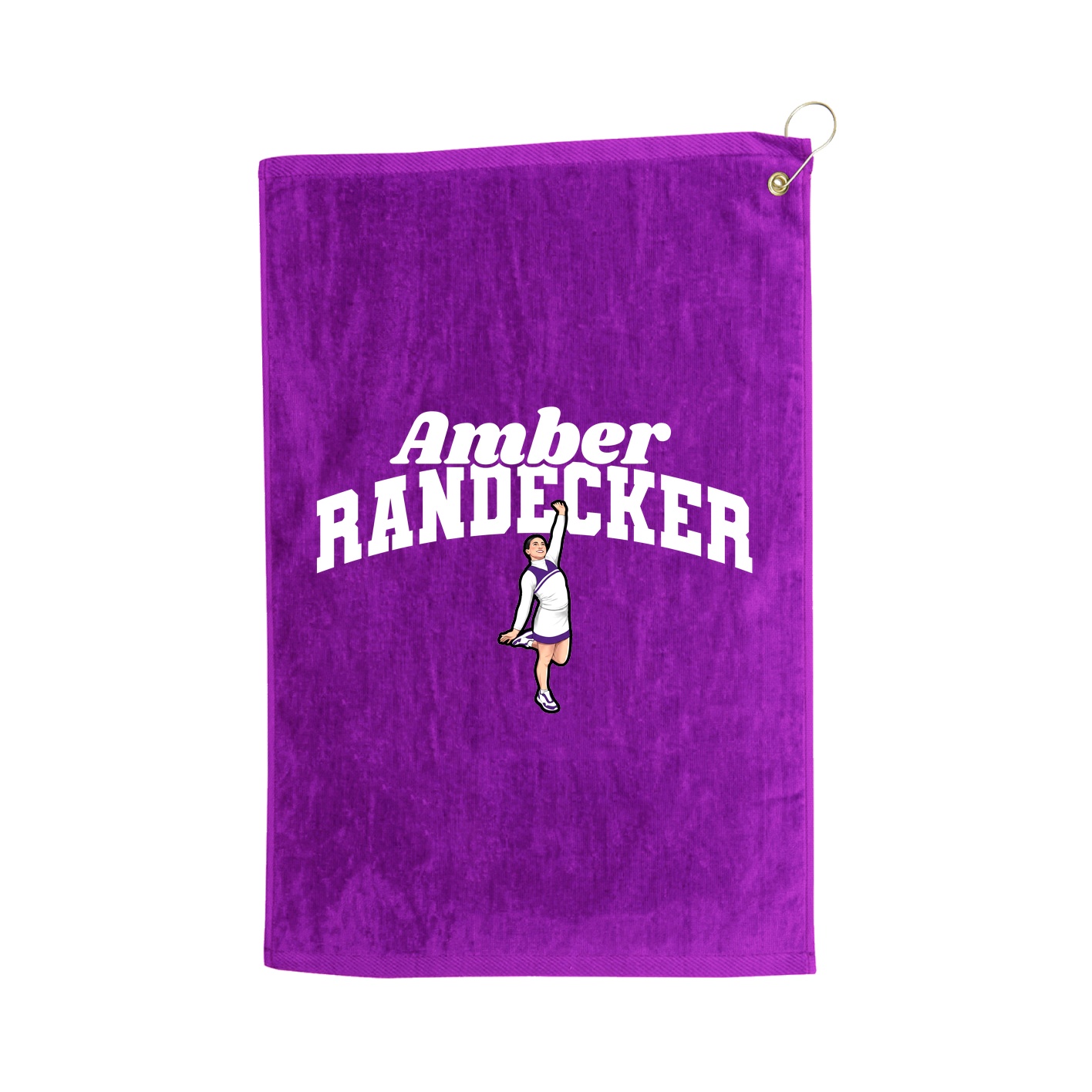Golf Towel — Signature Arch in Purple
