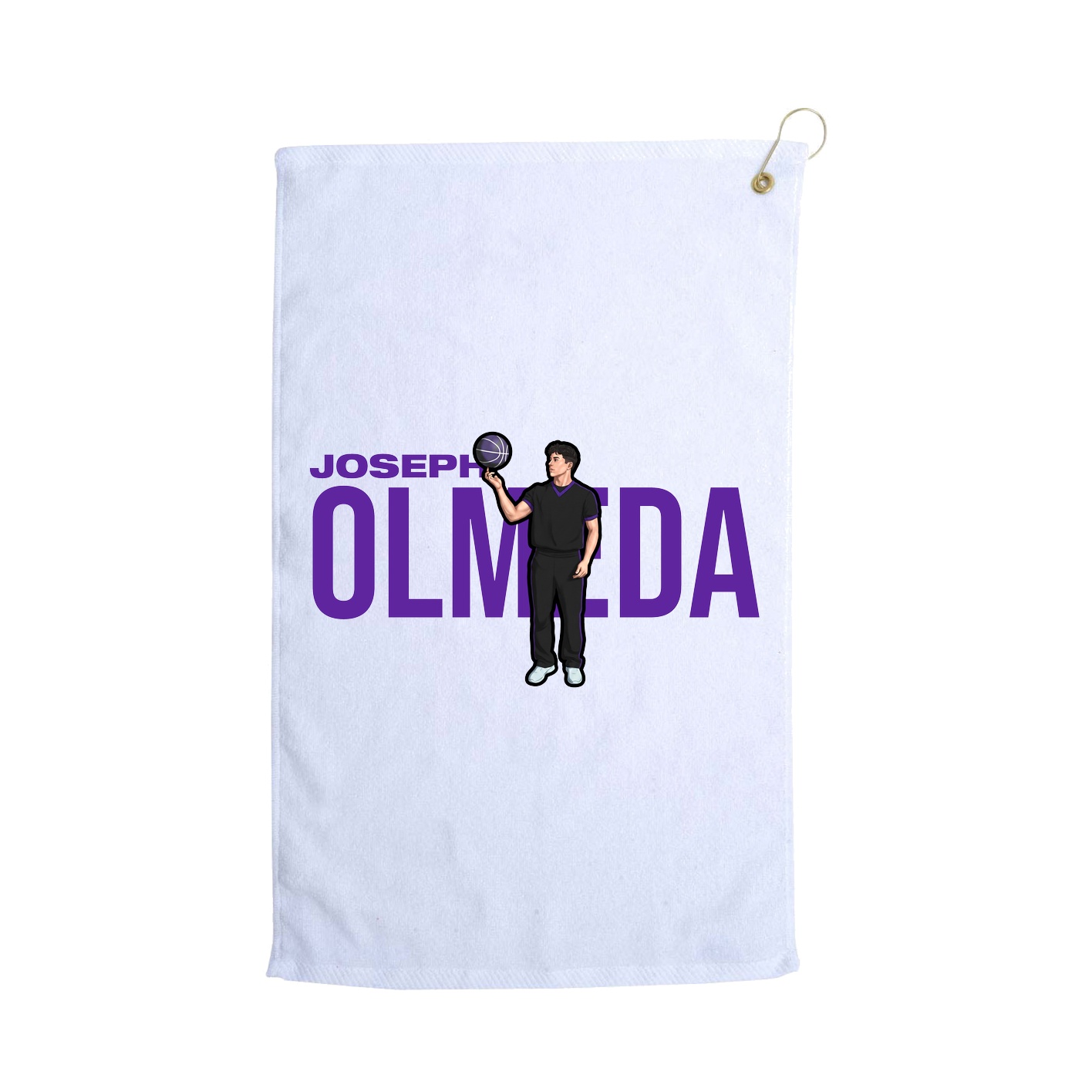 Golf Towel — Player Name in White