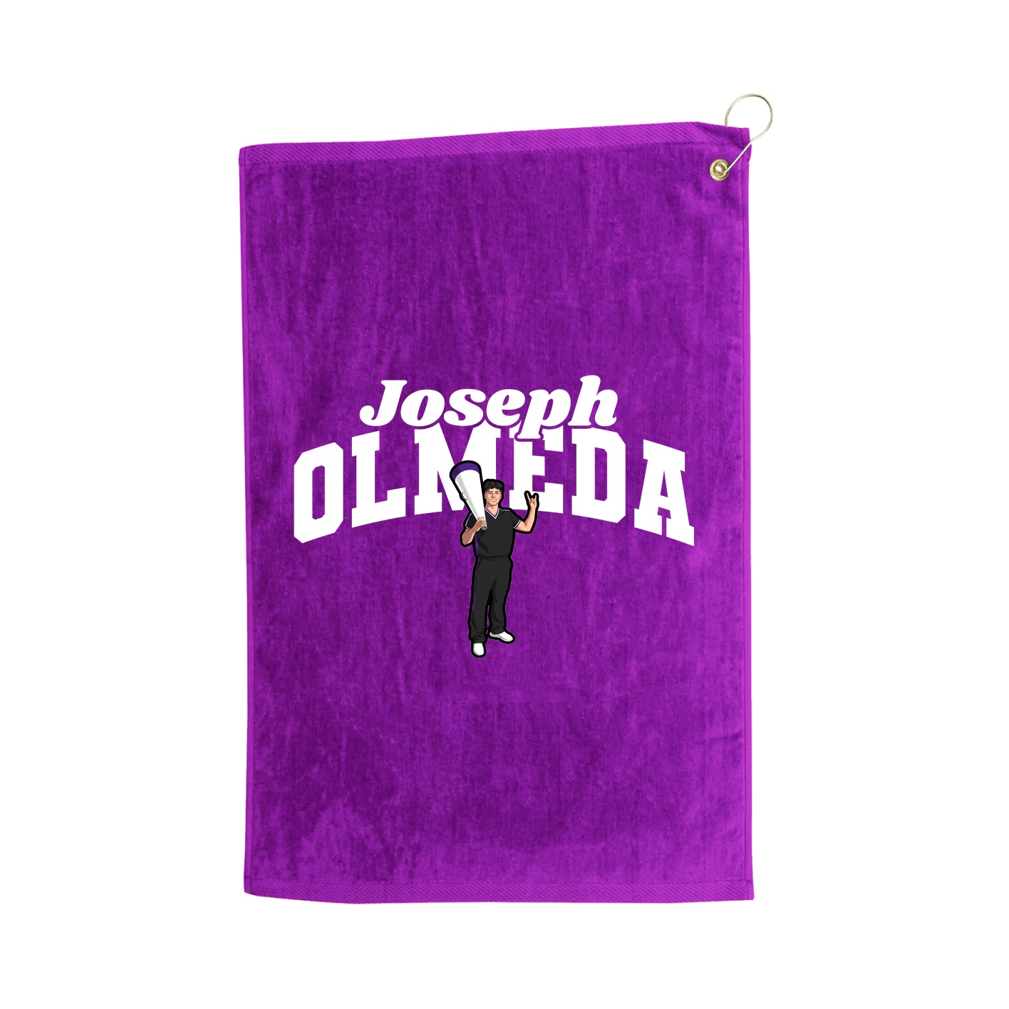Golf Towel — Signature Arch in Purple