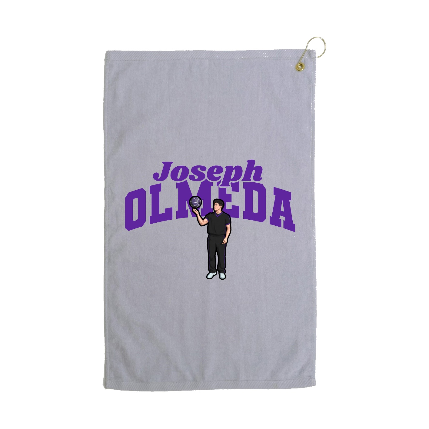 Golf Towel — Signature Arch in Grey