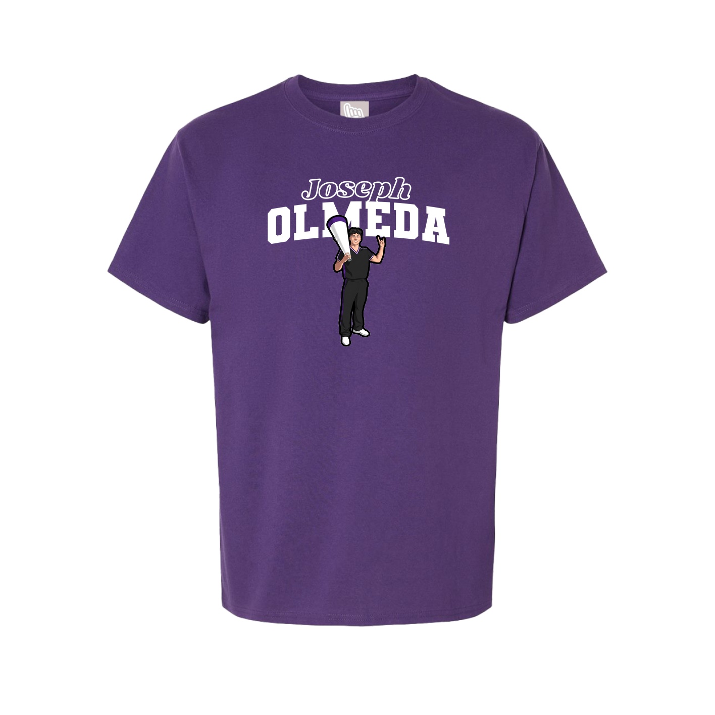 Tee — Name Arch in Purple