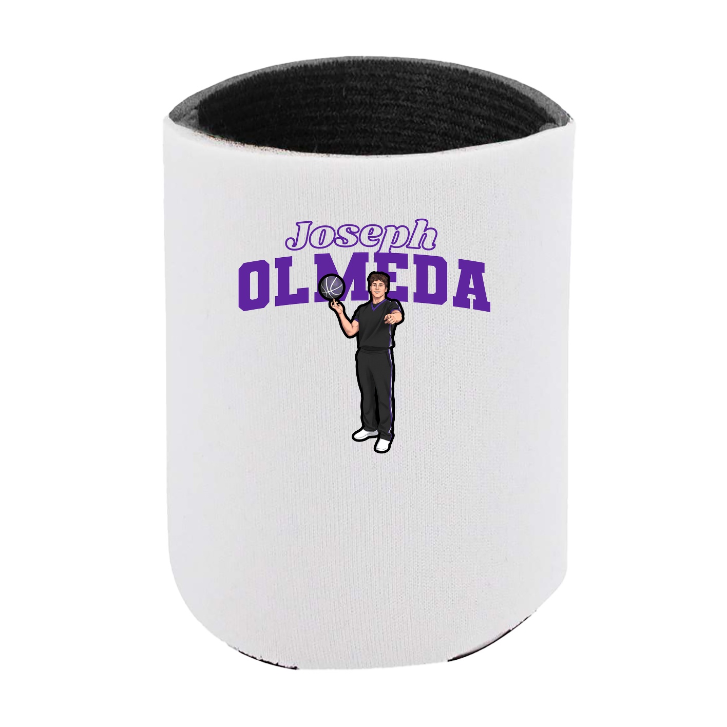 Can Holder — Name Arch in White