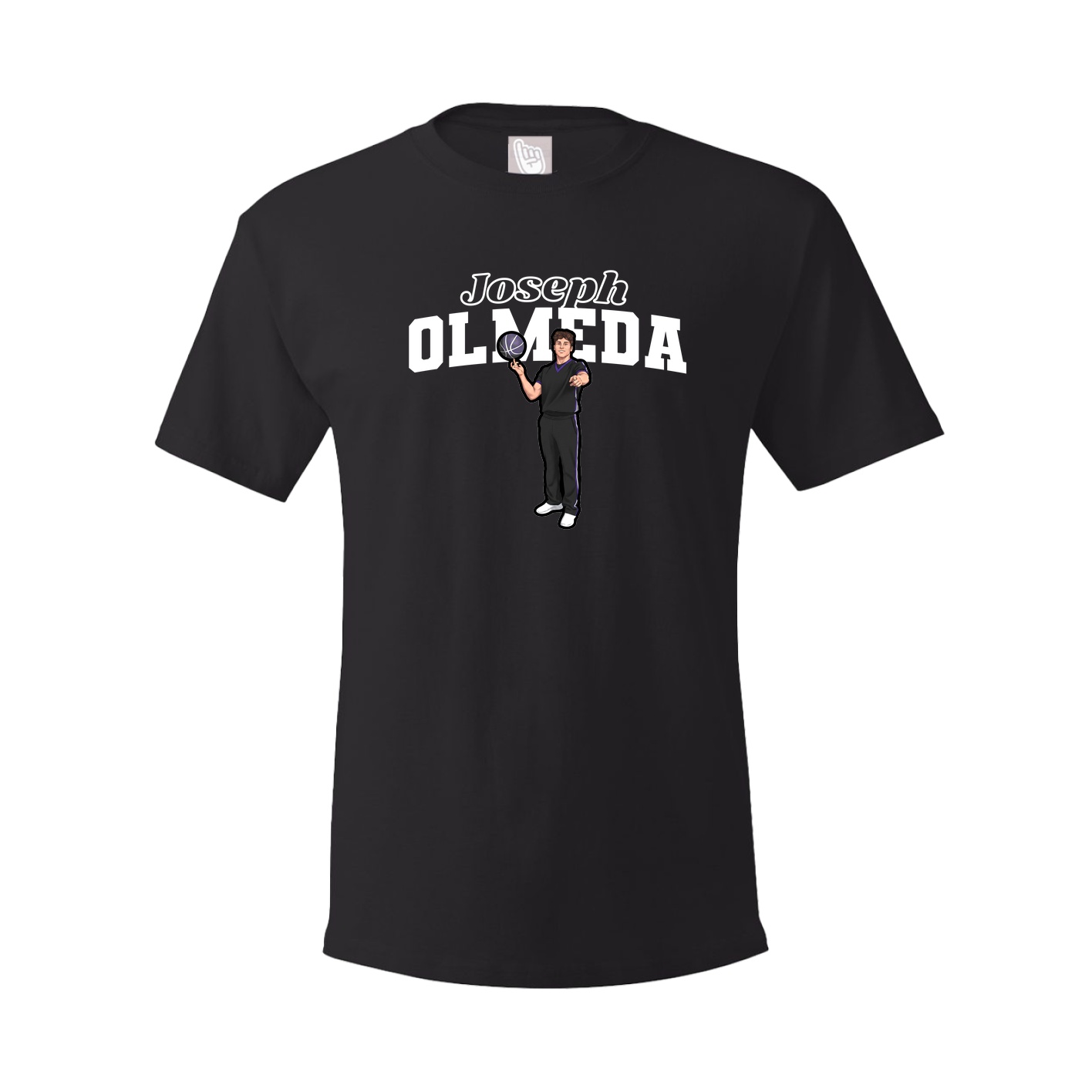 Youth Tee — Name Arch in Black