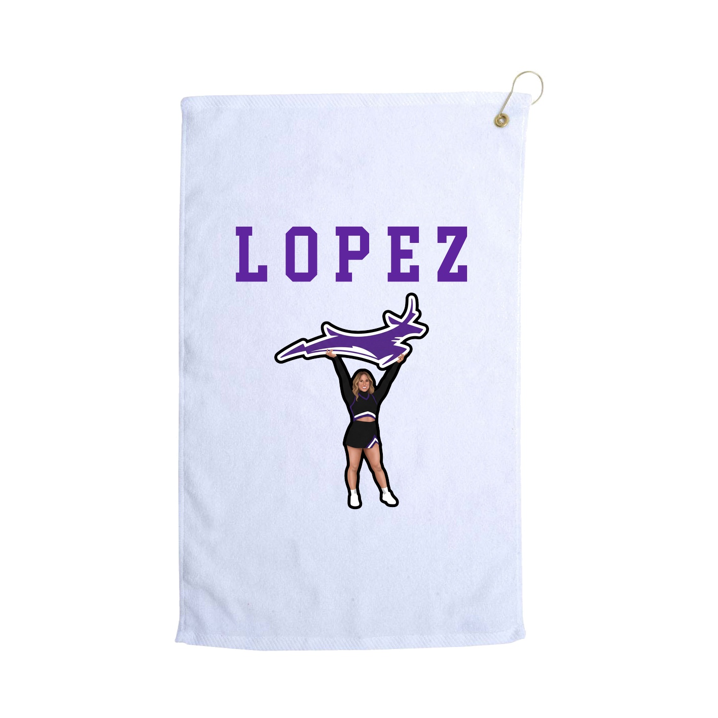 Golf Towel — Shirsey in White