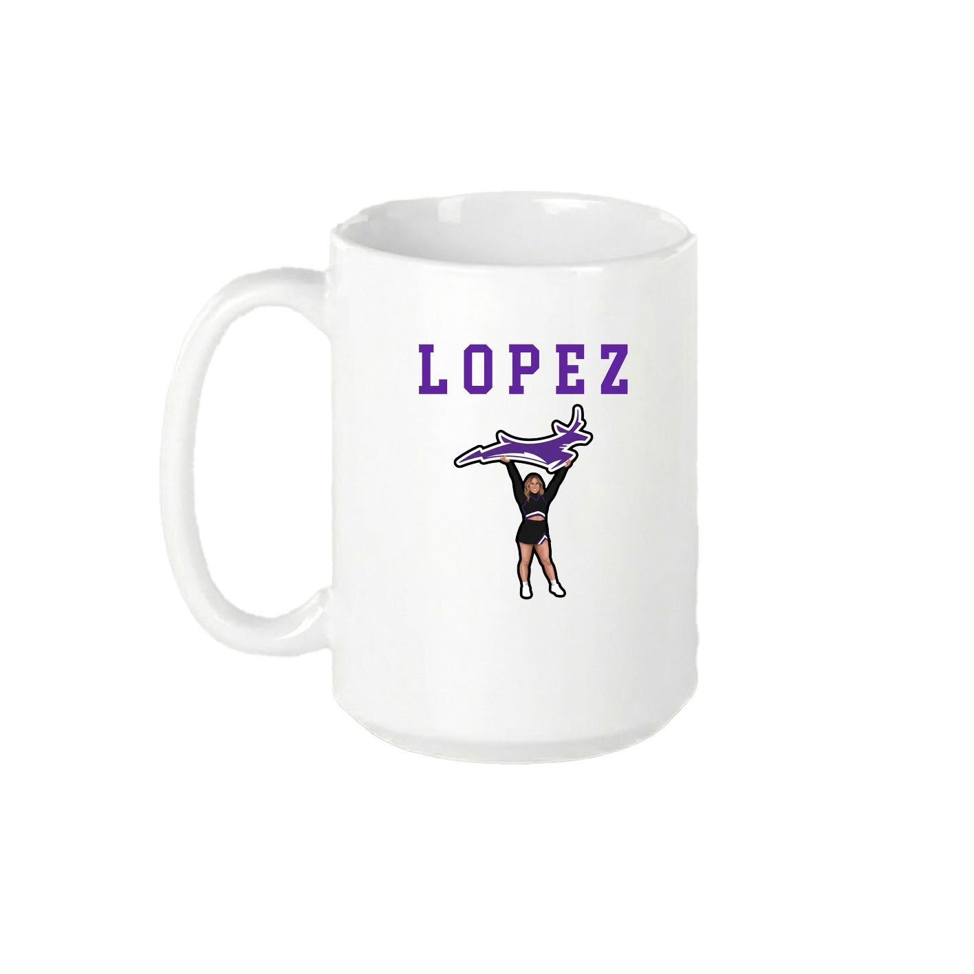 15oz Coffee Mug — Shirsey in White