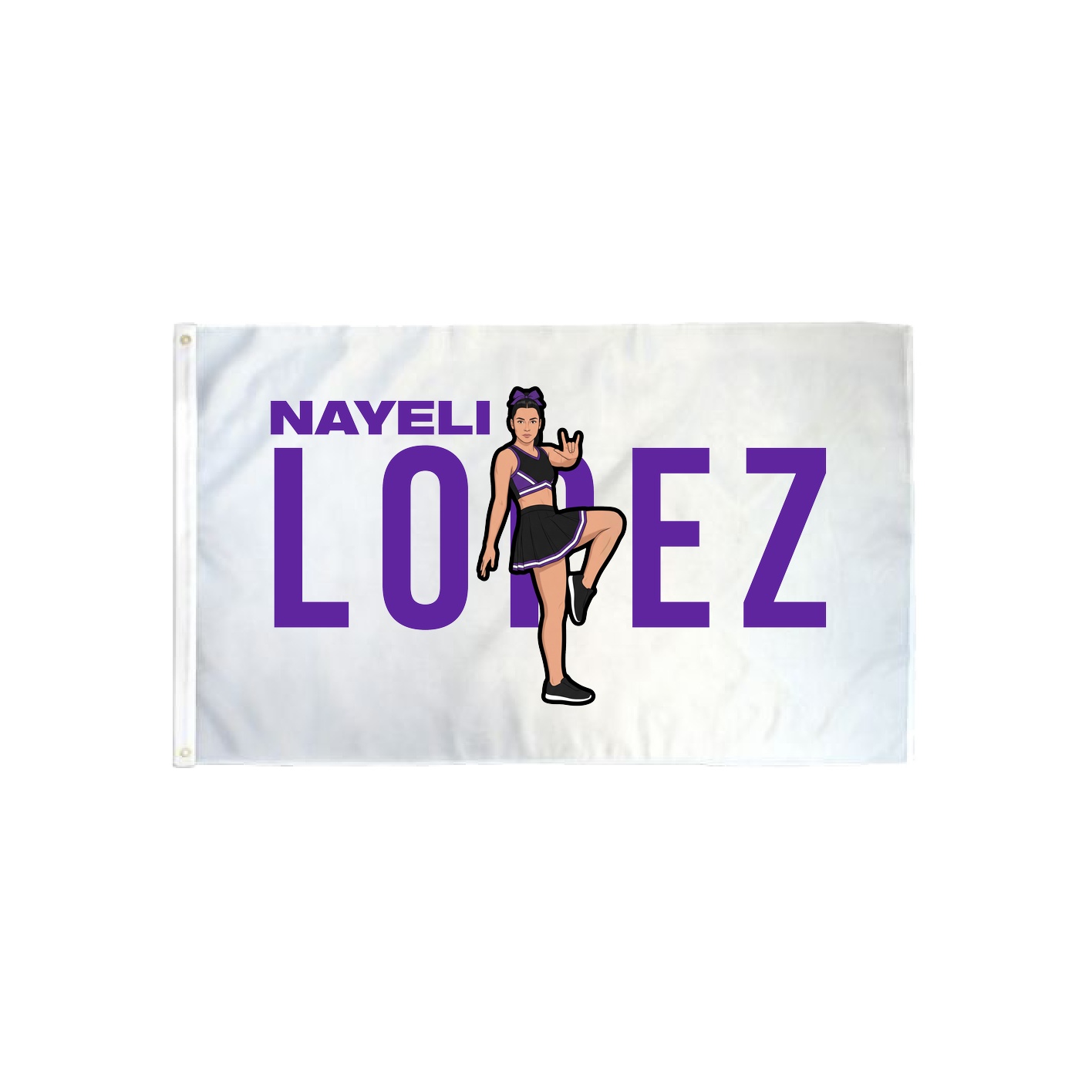 3x5 Flag — Player Name in Classic