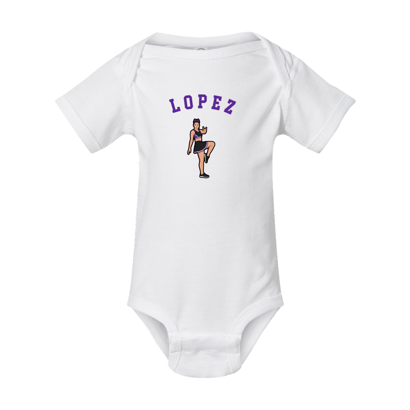 Baby Onesie — Shirsey Arch in White