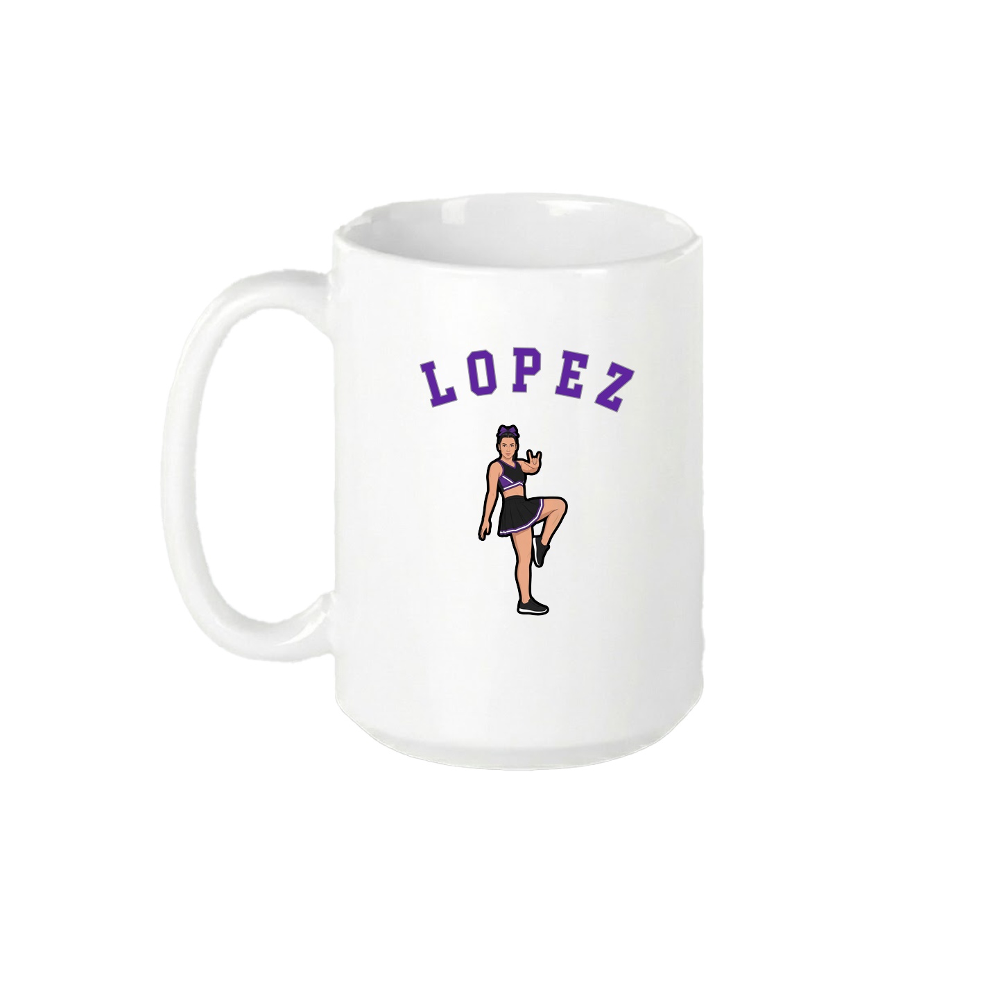 15oz Coffee Mug — Shirsey Arch in White