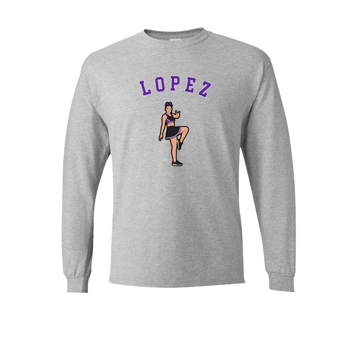 Long Sleeve Tee — Shirsey Arch in Grey