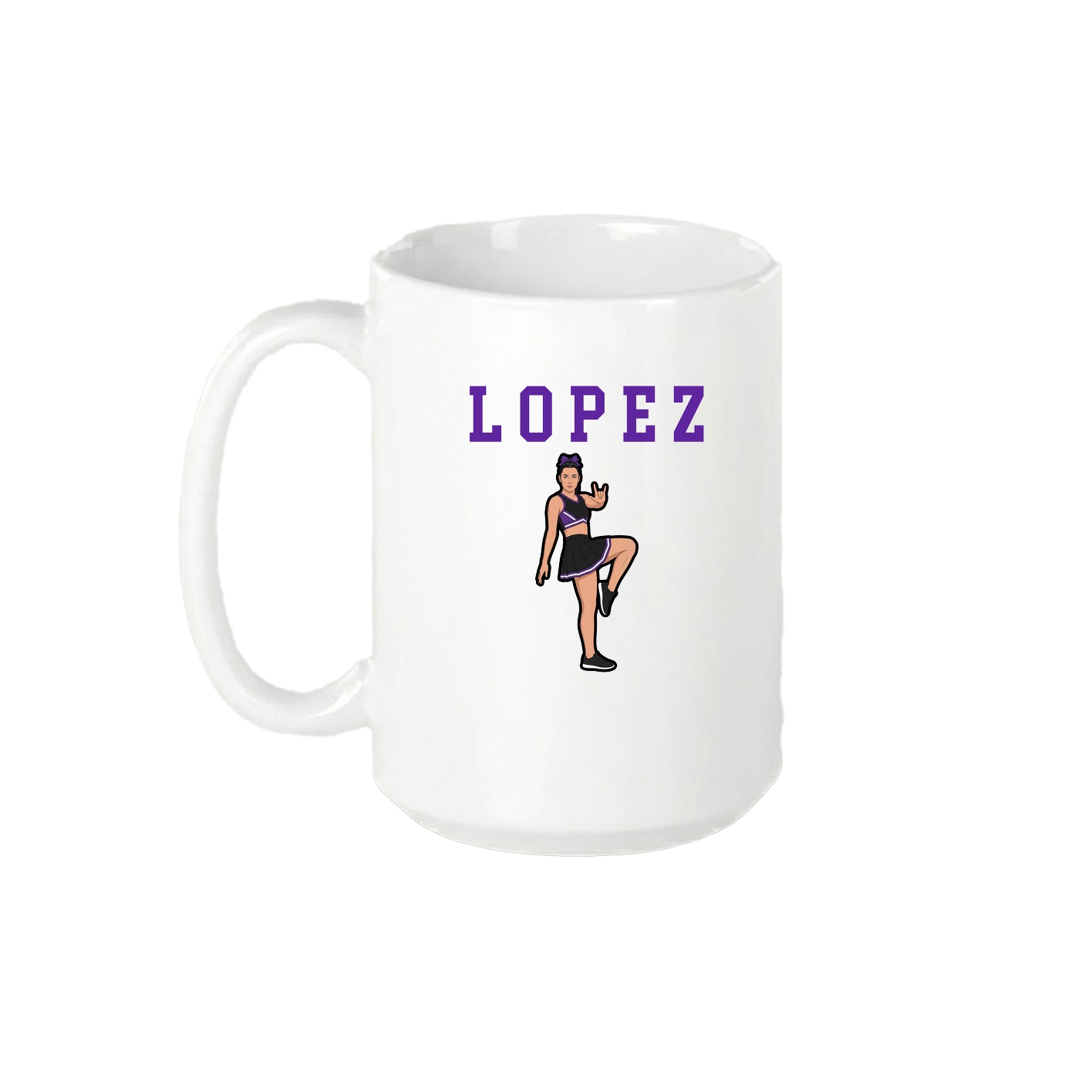 15oz Coffee Mug — Shirsey in White