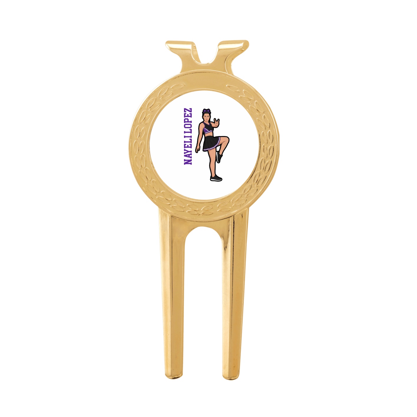 Divot Tool with Ball Marker — Name Vertical in Classic