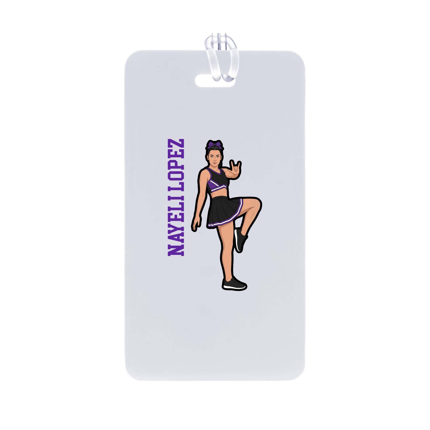 Bag Tag — Name Vertical in Classic