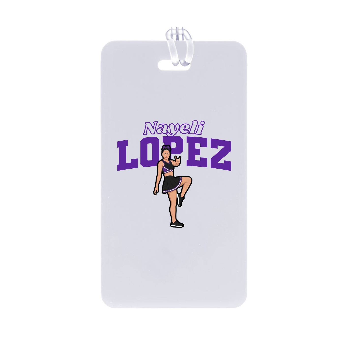 Bag Tag — Name Arch in Classic