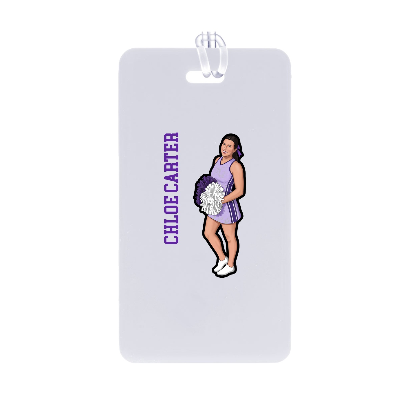 Bag Tag — Name Vertical in Classic