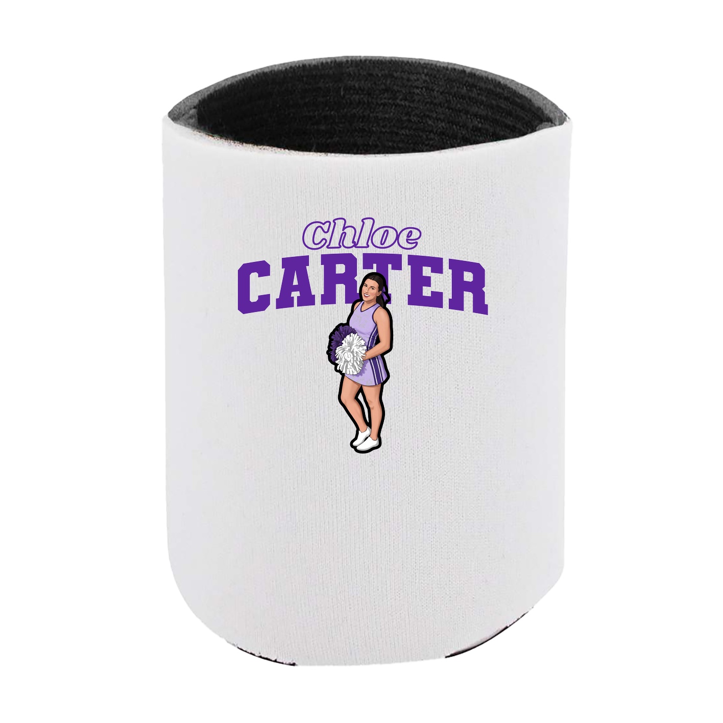 Can Holder — Name Arch in White