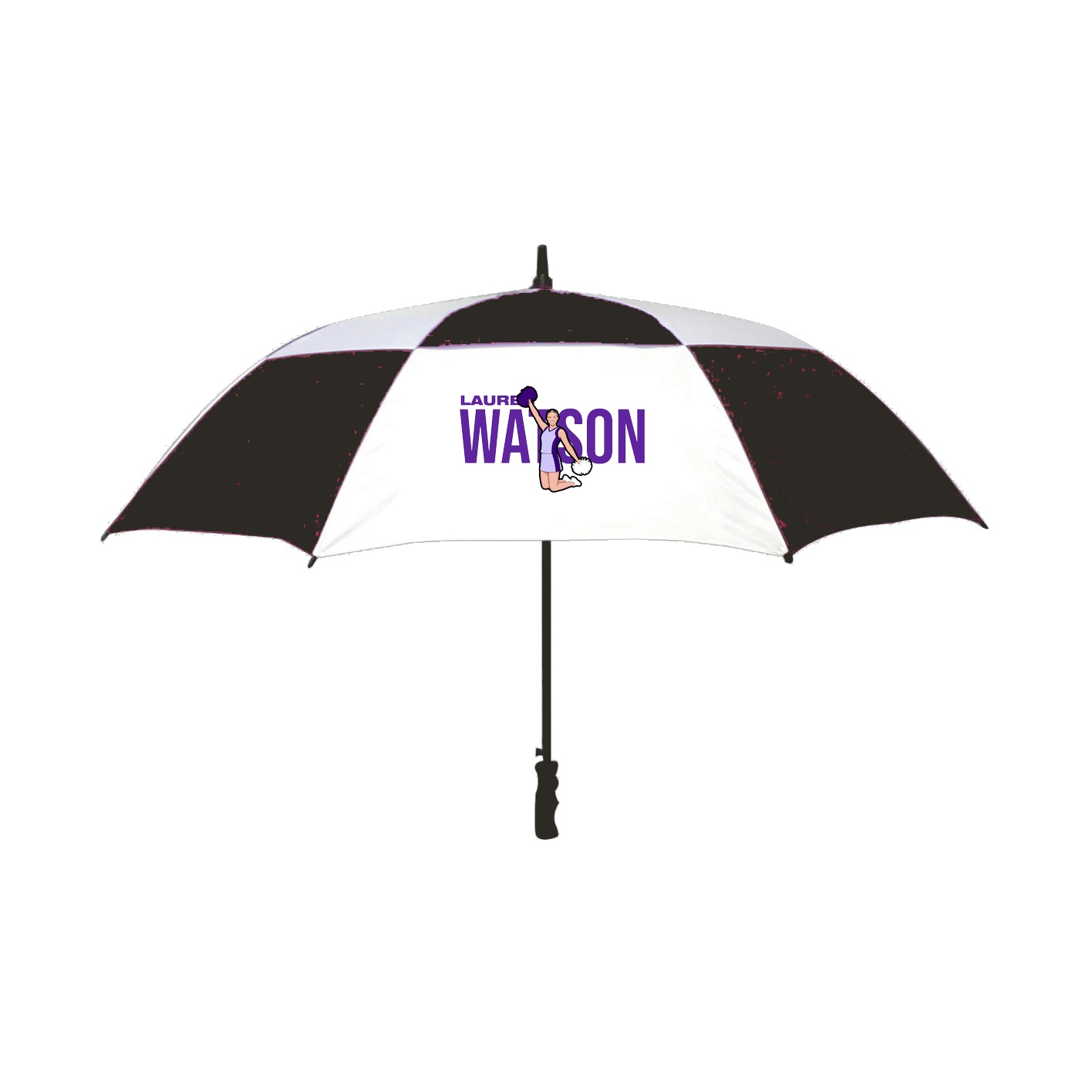 Golf Umbrella — Player Name in Black
