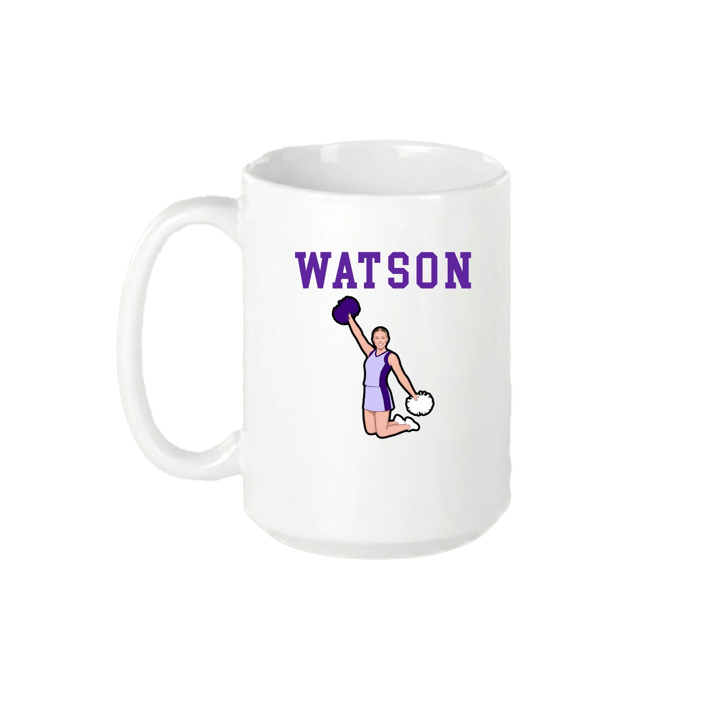 15oz Coffee Mug — Shirsey in White
