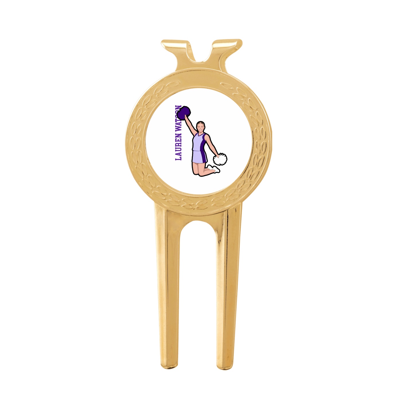 Divot Tool with Ball Marker — Name Vertical in Classic