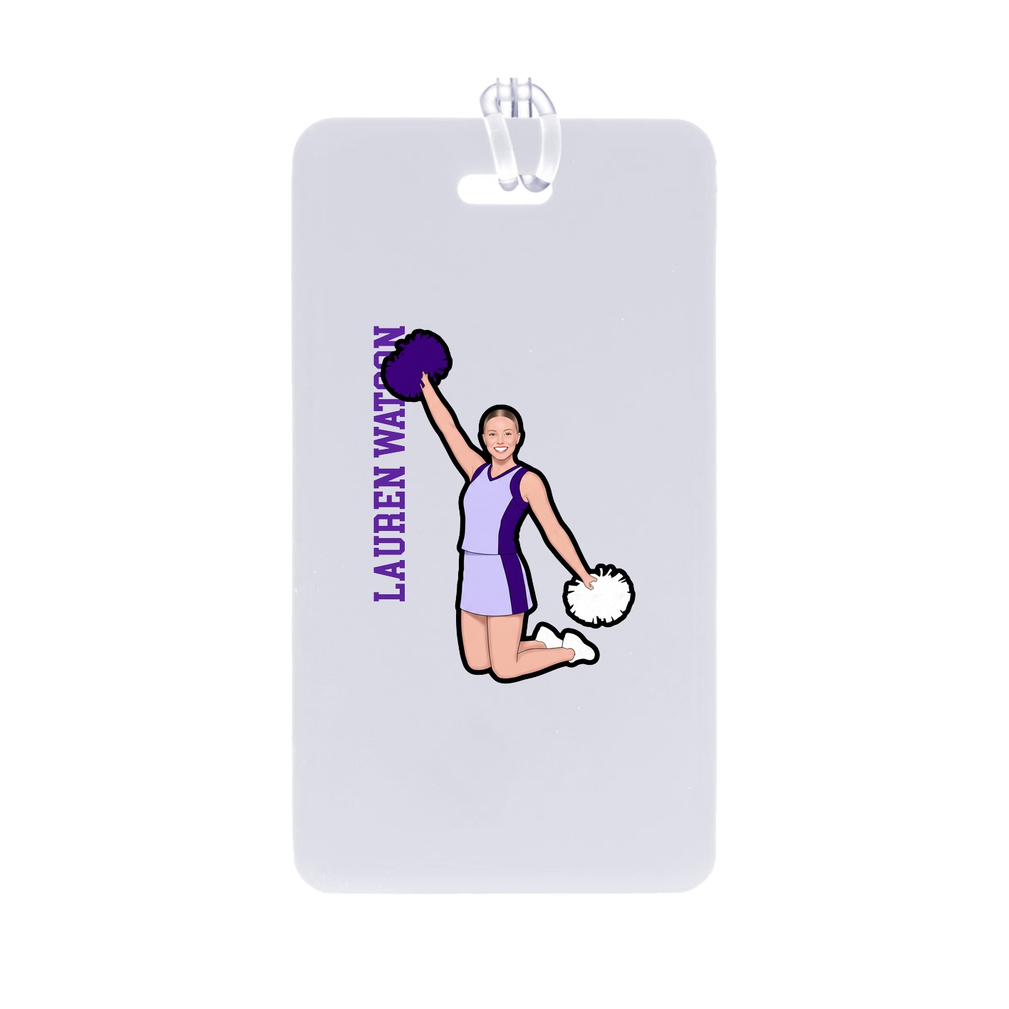 Bag Tag — Name Vertical in Classic