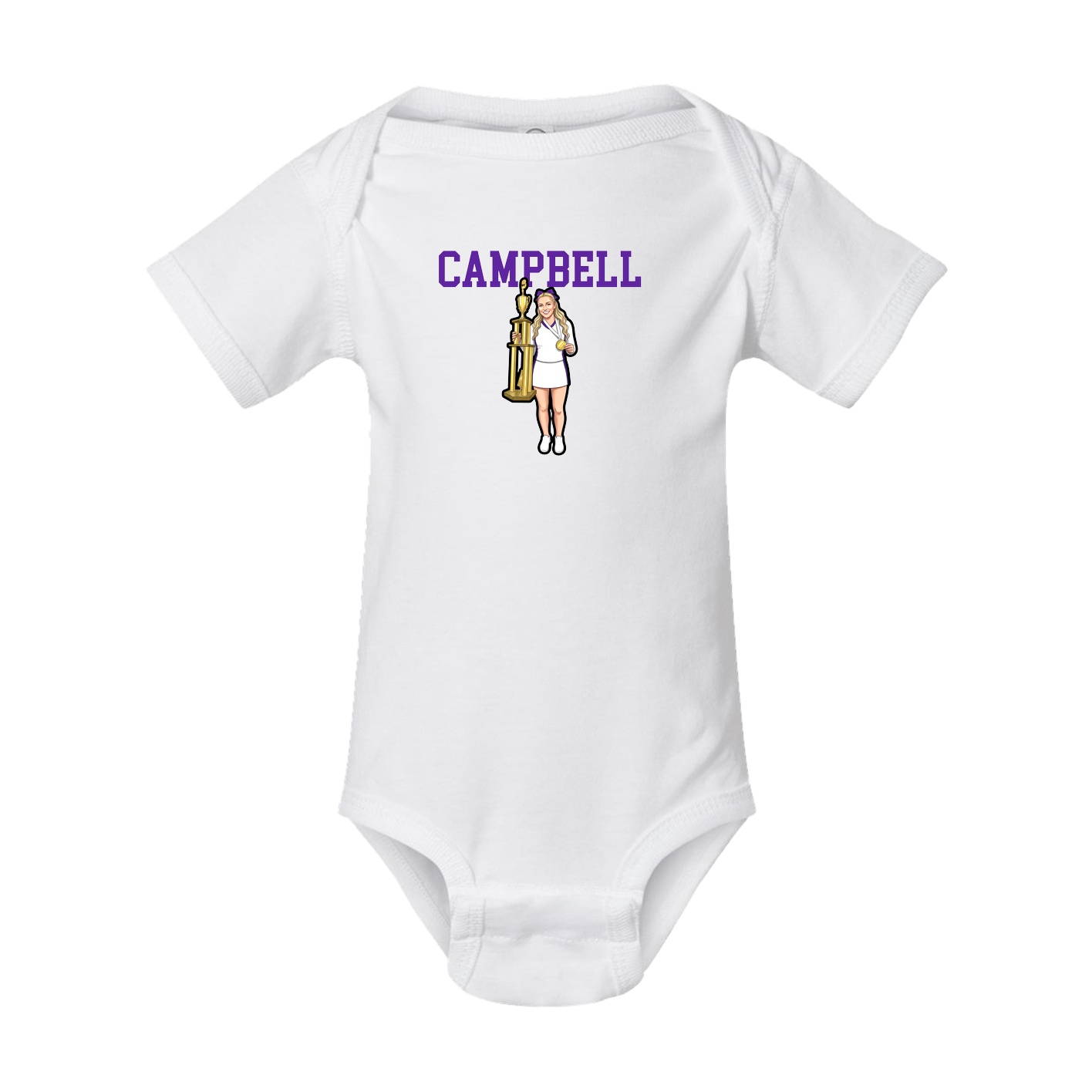 Baby Onesie — Shirsey in White