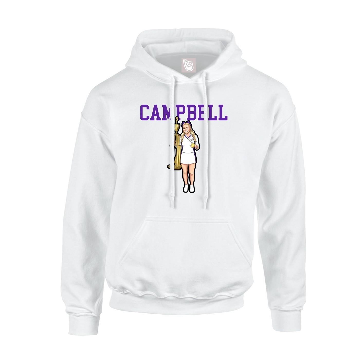 Youth Hoodie — Shirsey in White