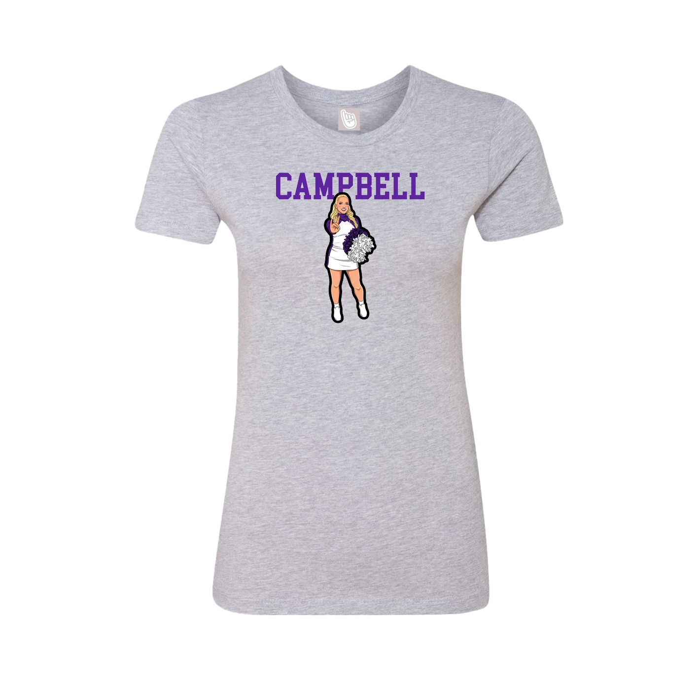 Fitted Women's Tee — Shirsey in Grey