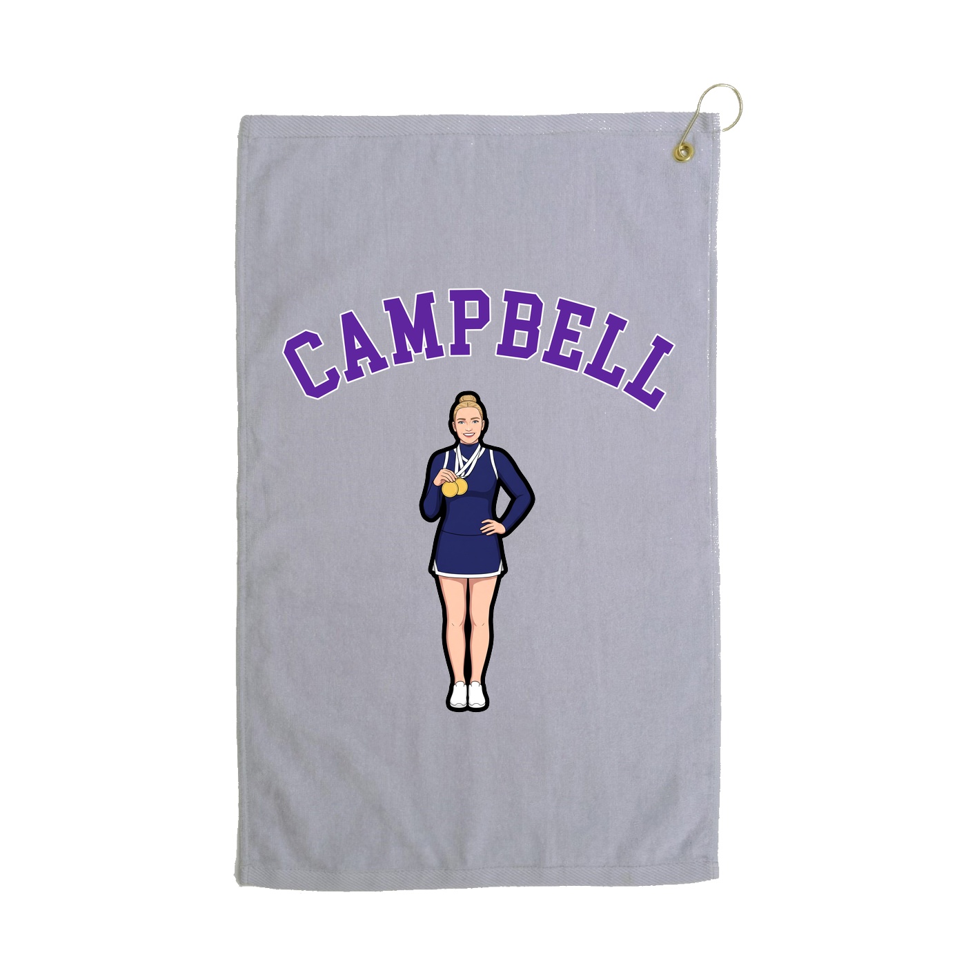 Golf Towel — Shirsey Arch in Grey