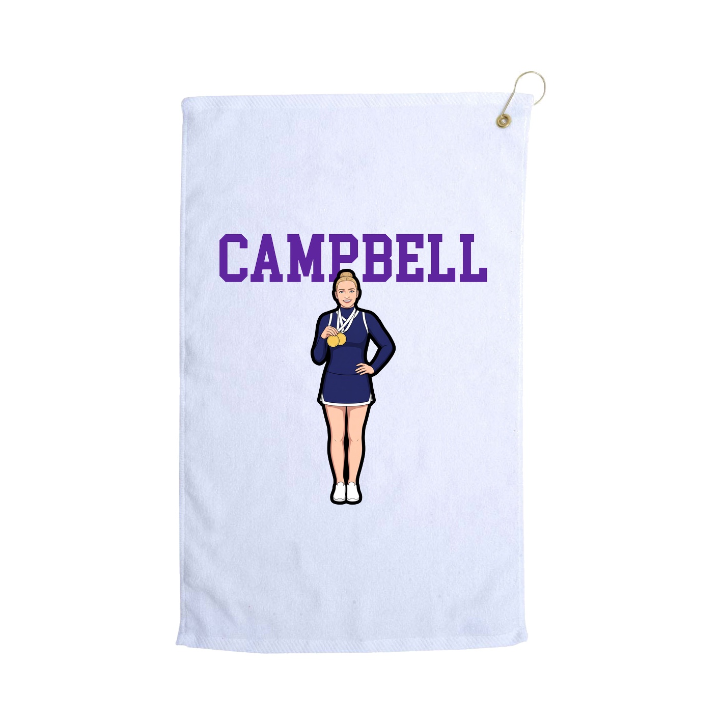 Golf Towel — Shirsey in White