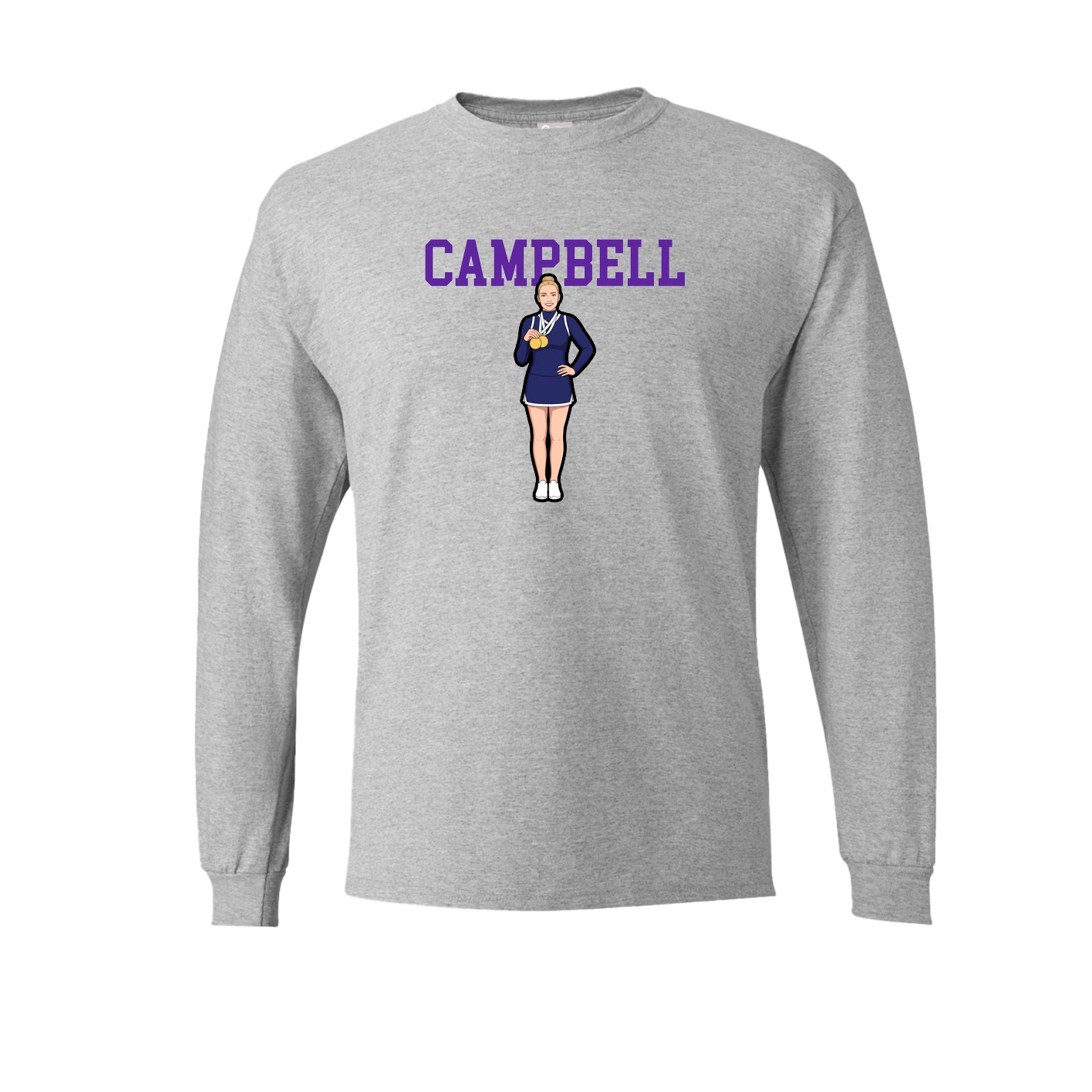 Long Sleeve Tee — Shirsey in Grey
