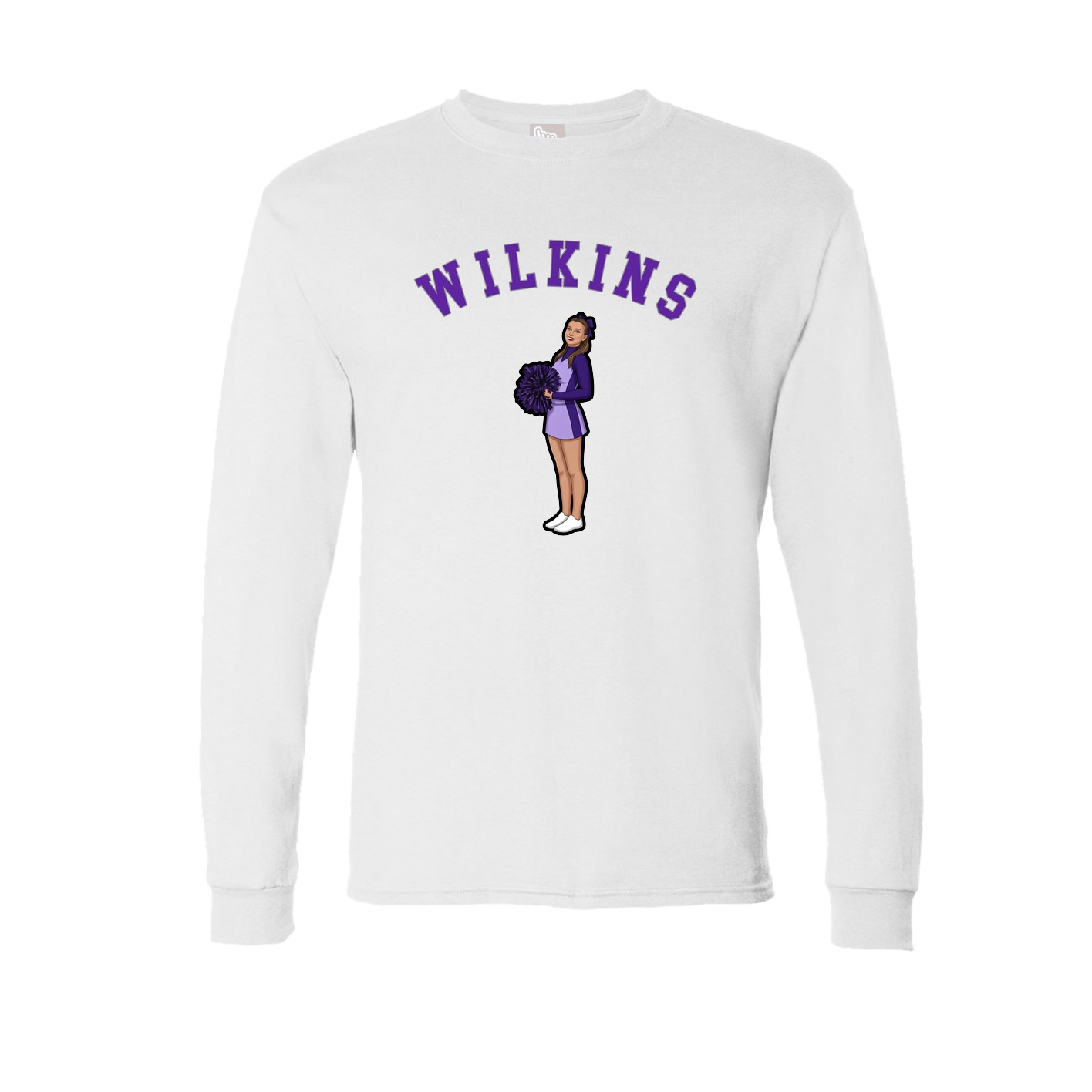 Long Sleeve Tee — Shirsey Arch in White