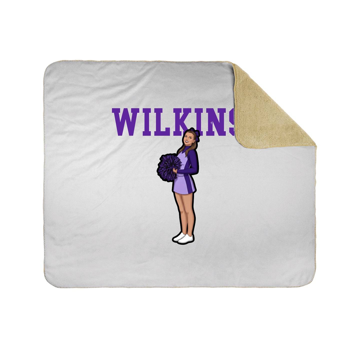 Throw Blanket — Shirsey in White