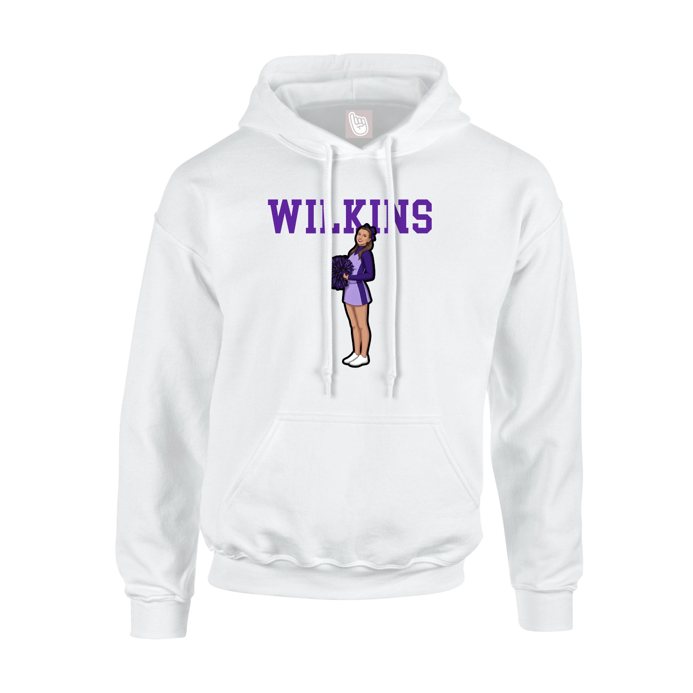 Hoodie — Shirsey in White