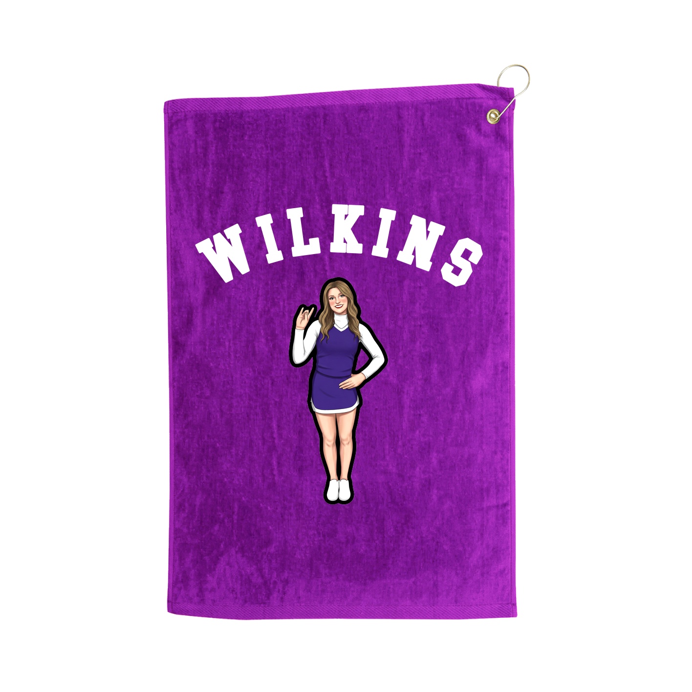 Golf Towel — Shirsey Arch in Purple