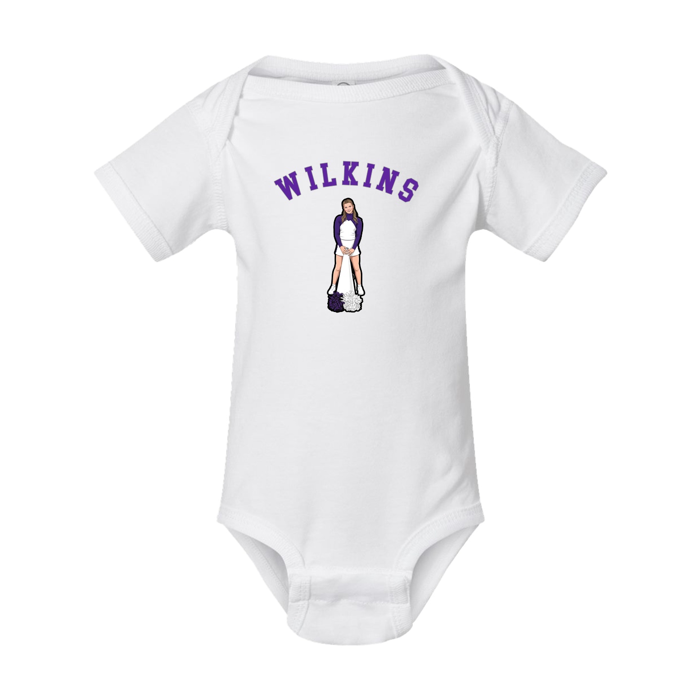 Baby Onesie — Shirsey Arch in White