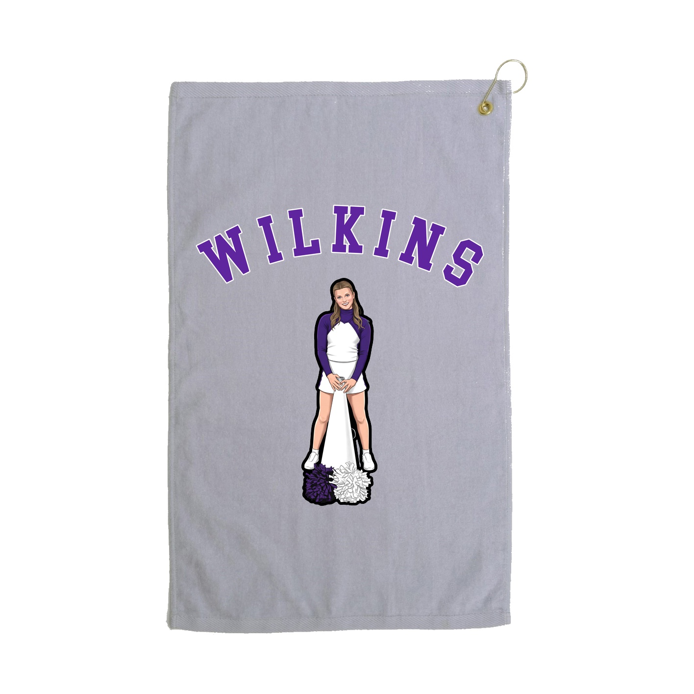 Golf Towel — Shirsey Arch in Grey
