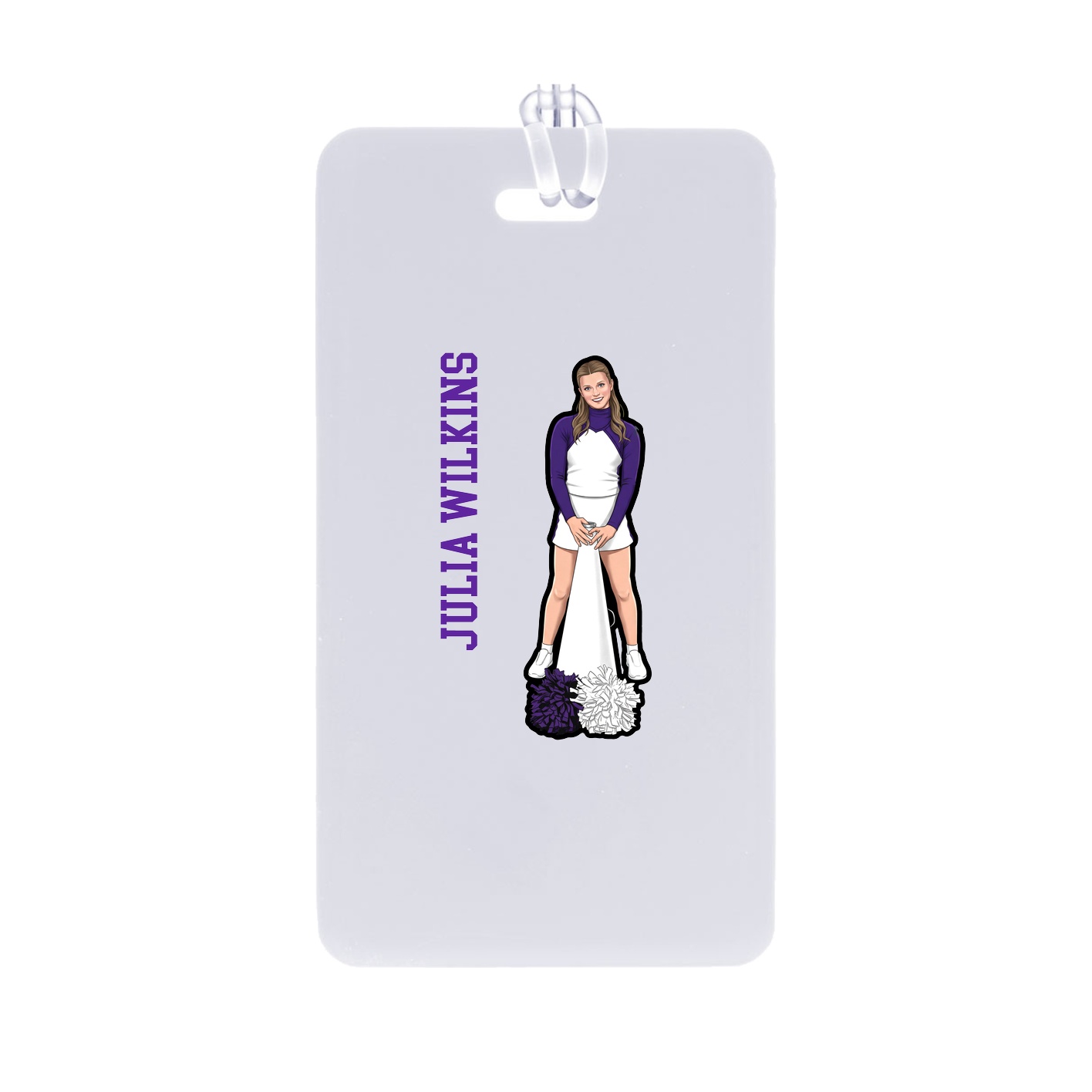 Bag Tag — Name Vertical in Classic