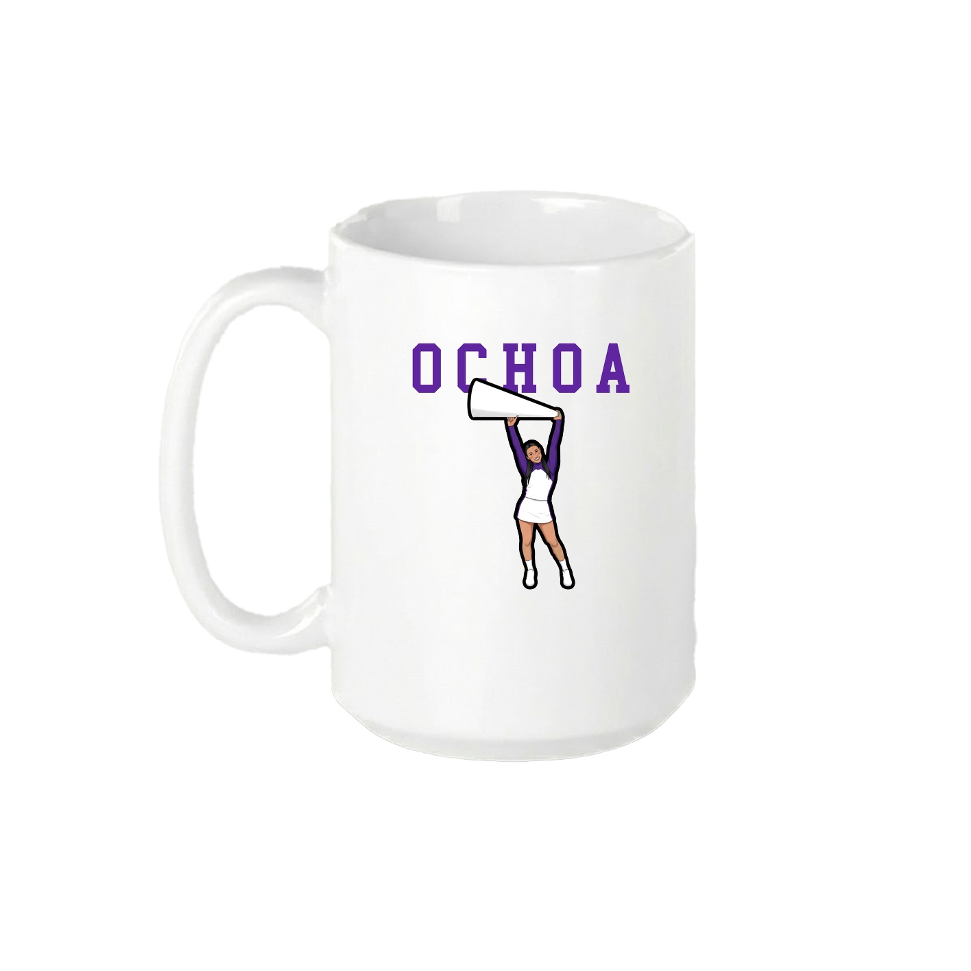 15oz Coffee Mug — Shirsey in White
