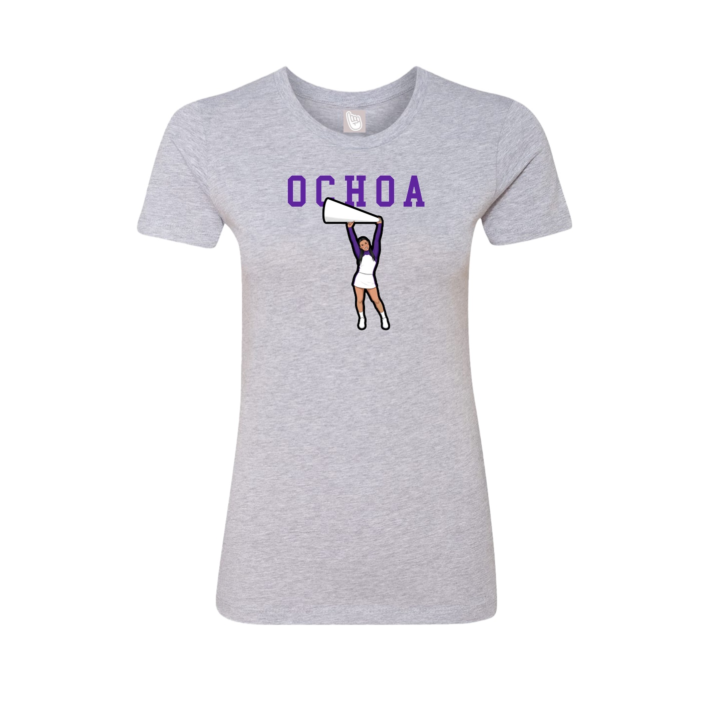 Fitted Women's Tee — Shirsey in Grey