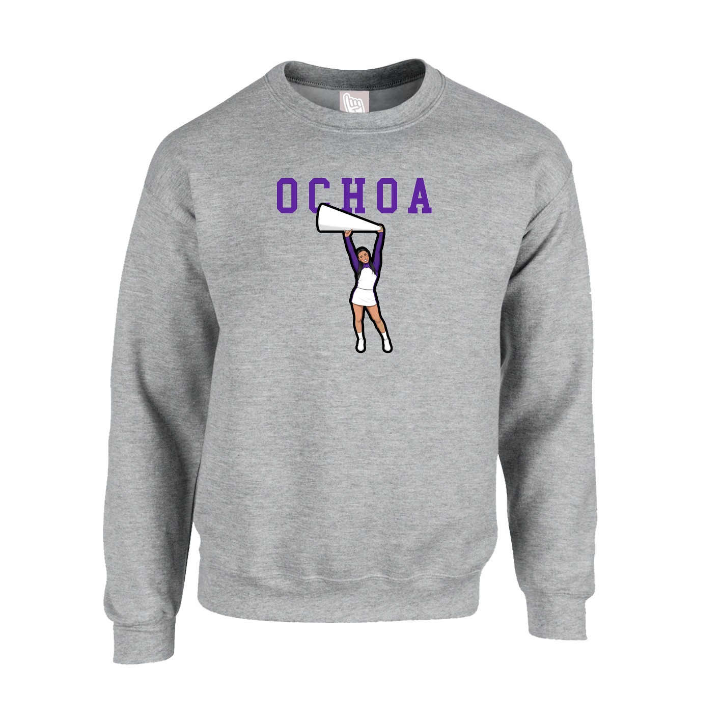 Fleece Crew — Shirsey in Grey
