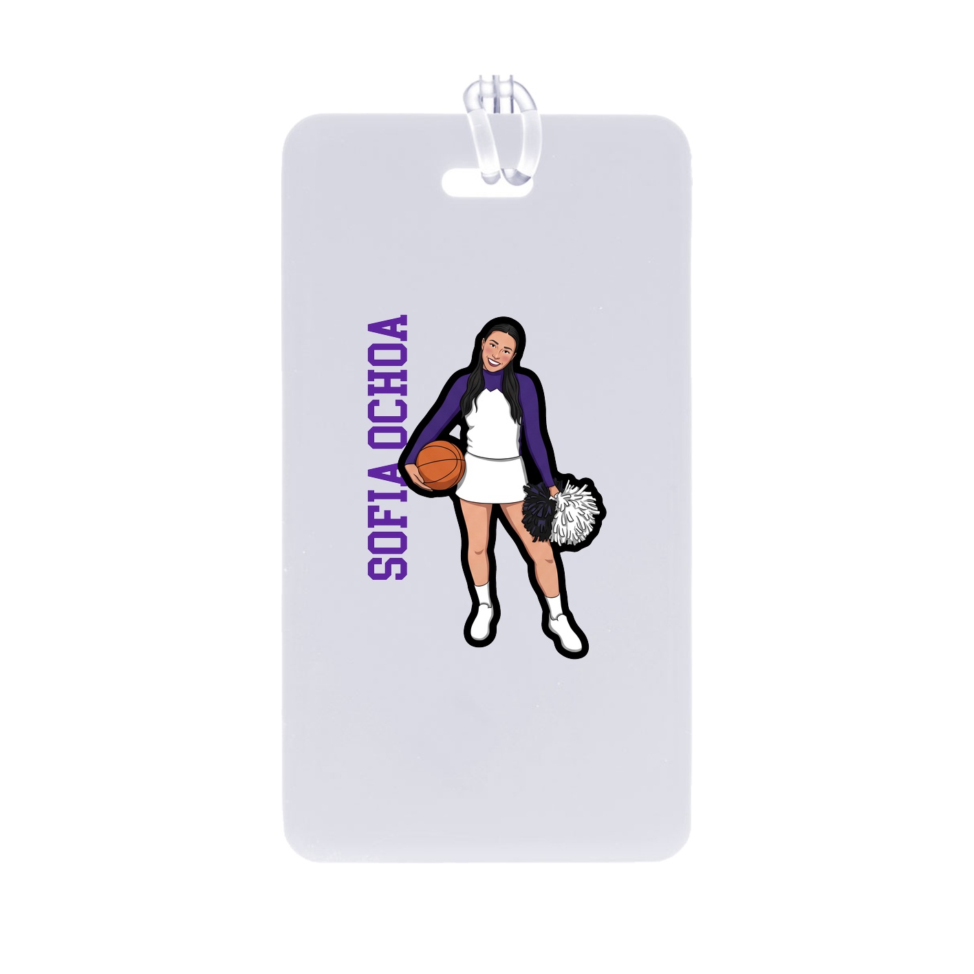 Bag Tag — Name Vertical in Classic