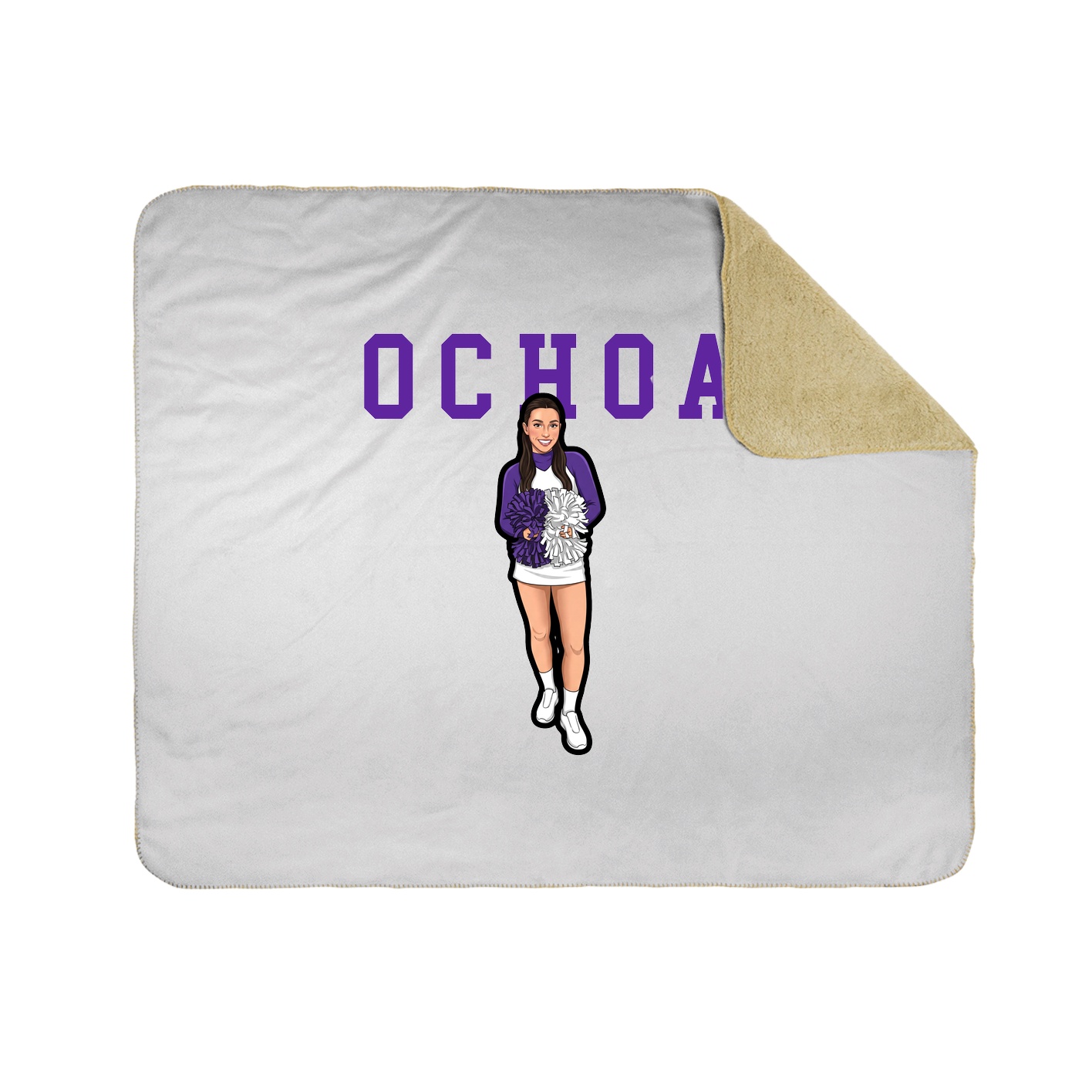 Throw Blanket — Shirsey in White
