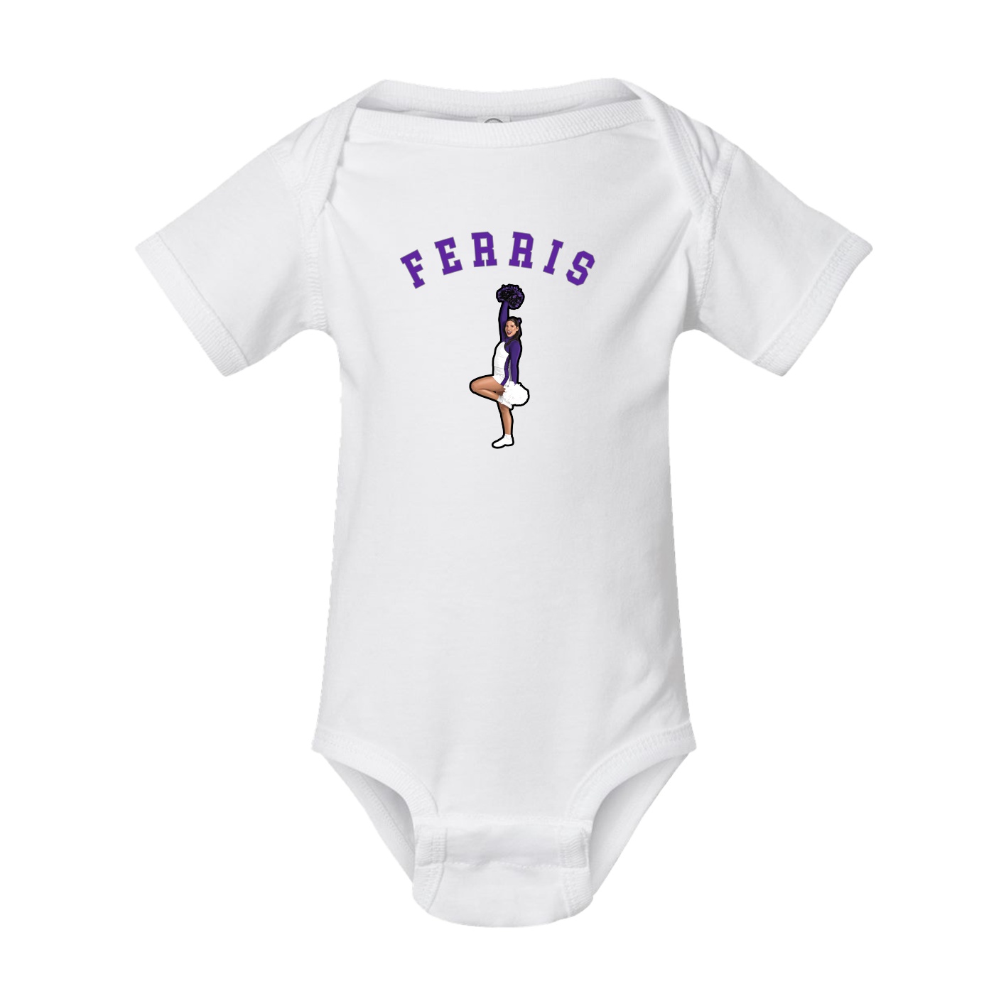 Baby Onesie — Shirsey Arch in White