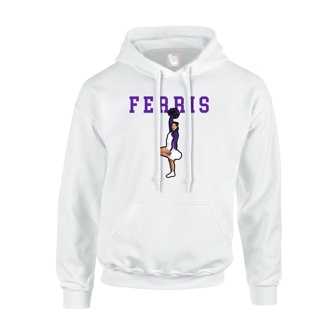 Hoodie — Shirsey in White