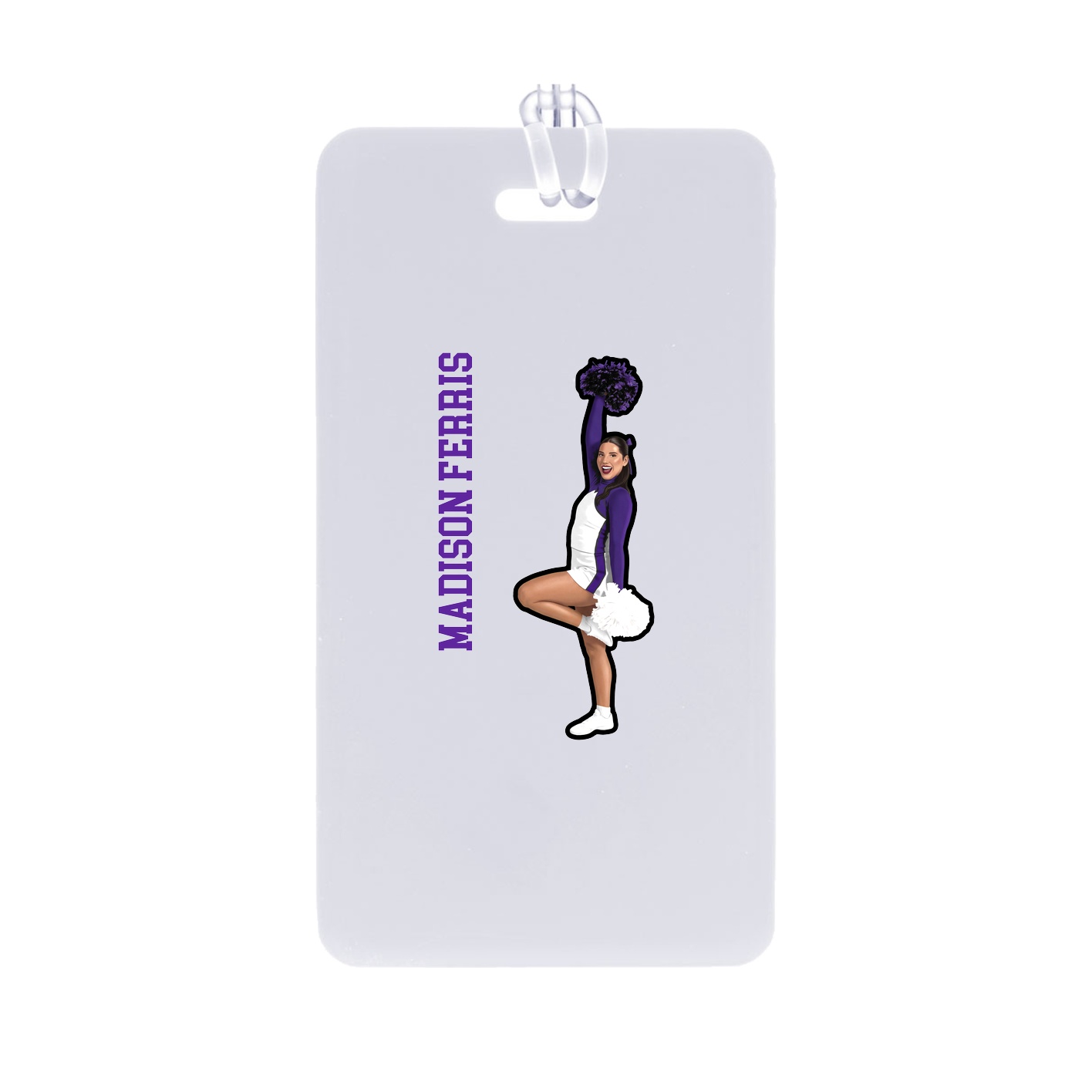 Bag Tag — Name Vertical in Classic