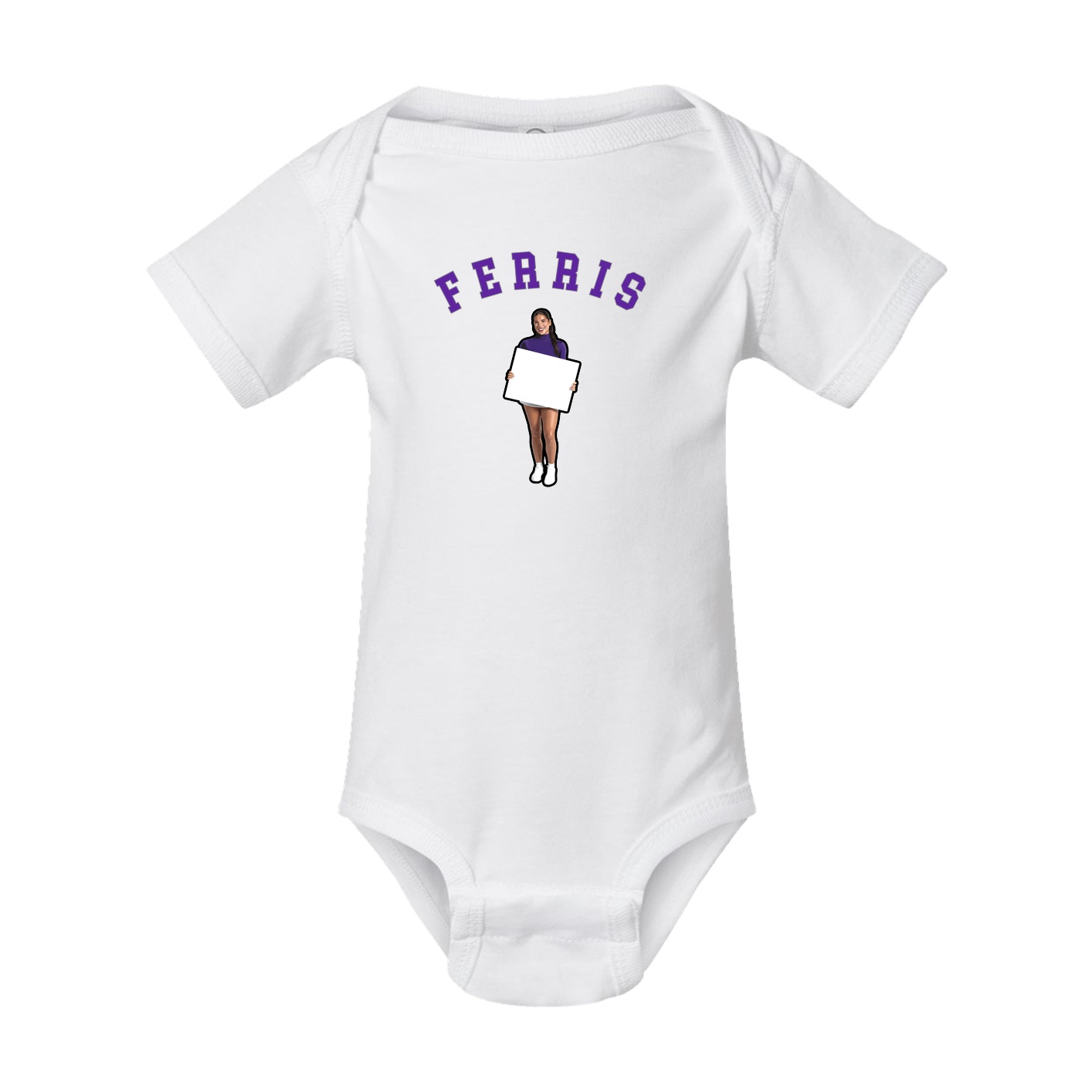 Baby Onesie — Shirsey Arch in White