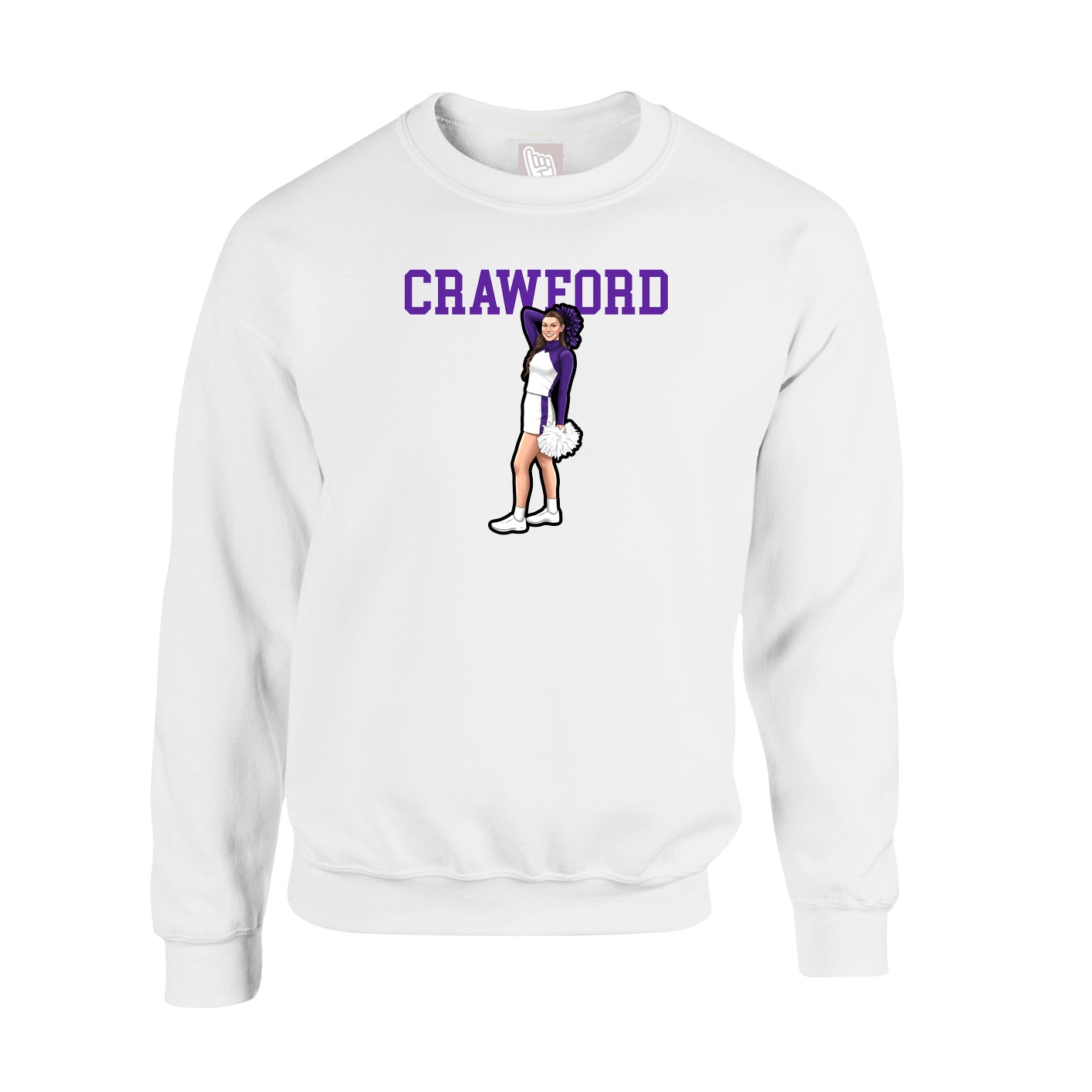 Fleece Crew — Shirsey in White