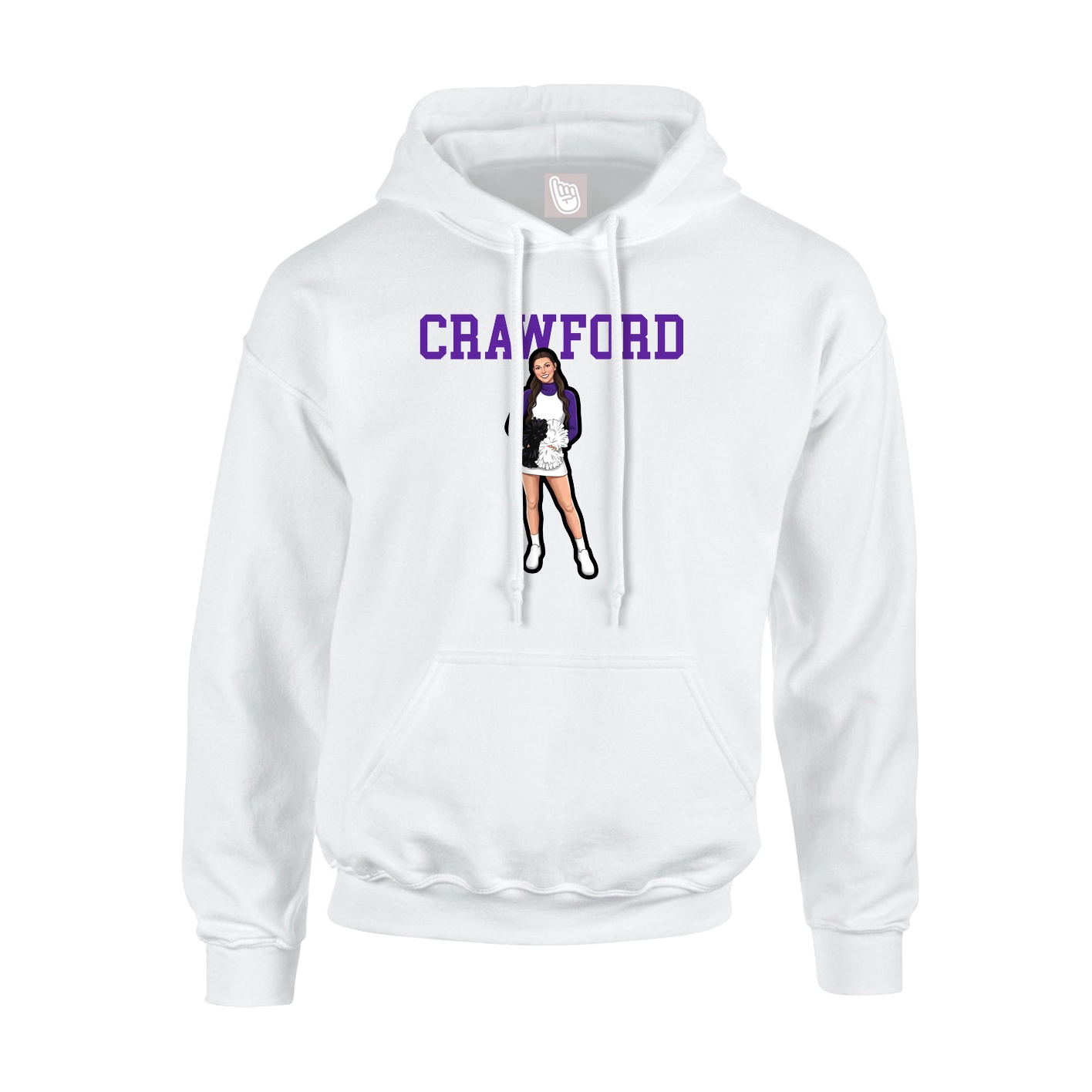 Youth Hoodie — Shirsey in White